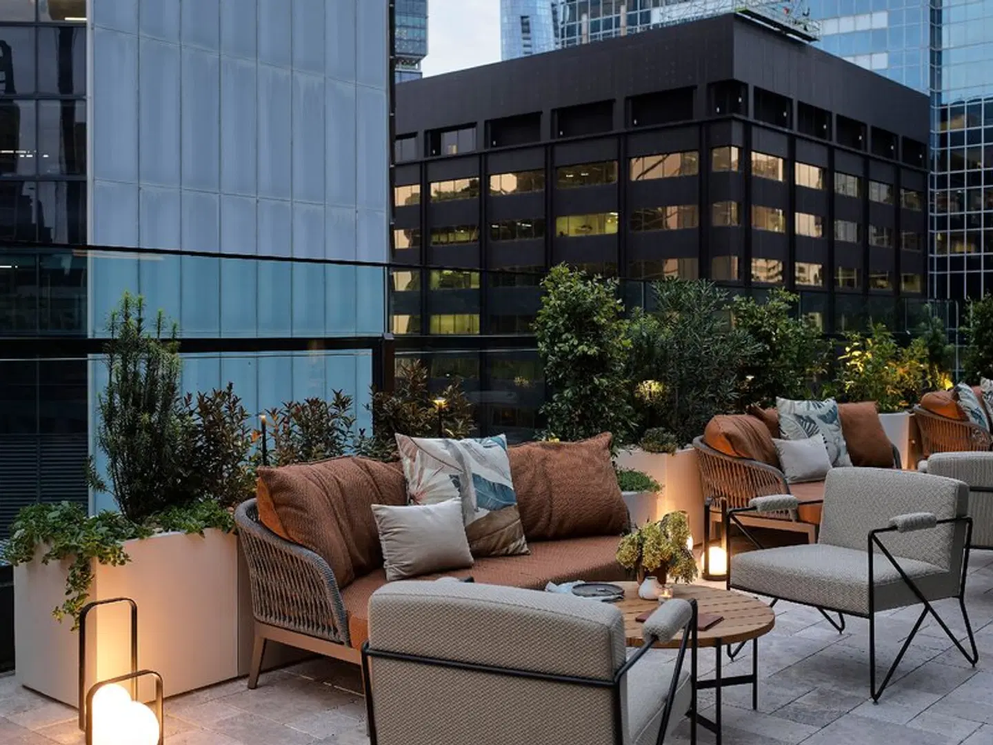 Little National Hotel Sydney Terrasse