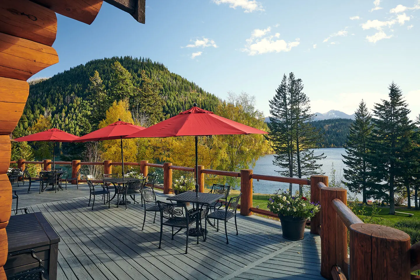 Tyax Lodge & Heliskiing Terrasse