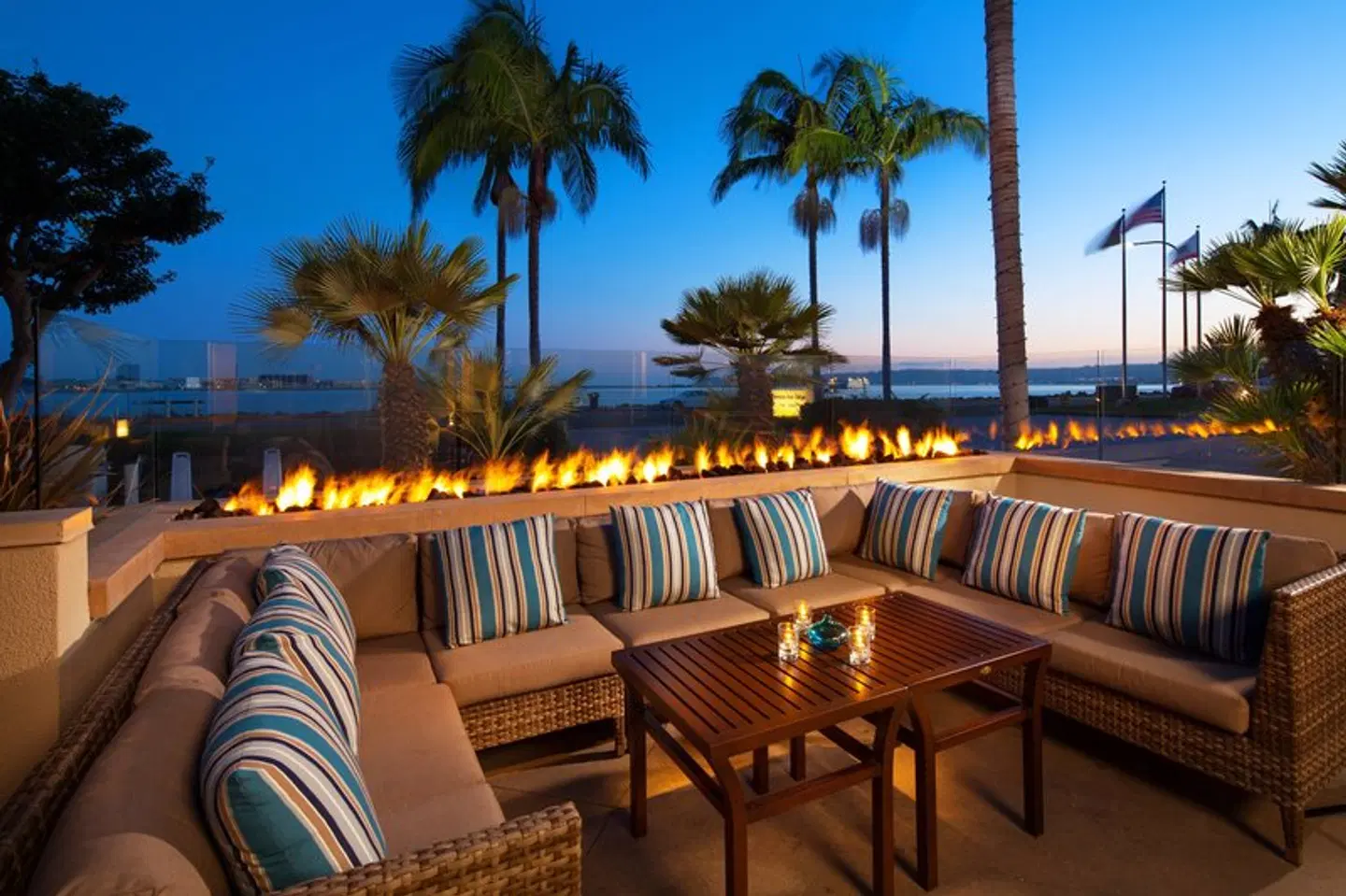 Sheraton San Diego Hotel & Marina Terrasse