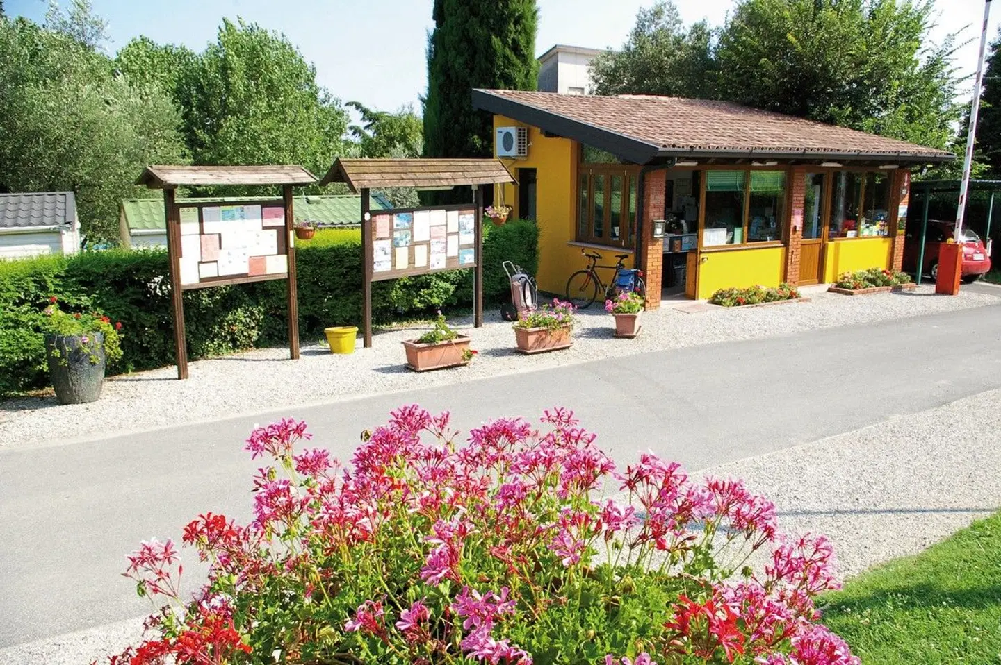 Camping Fontanelle Terrasse
