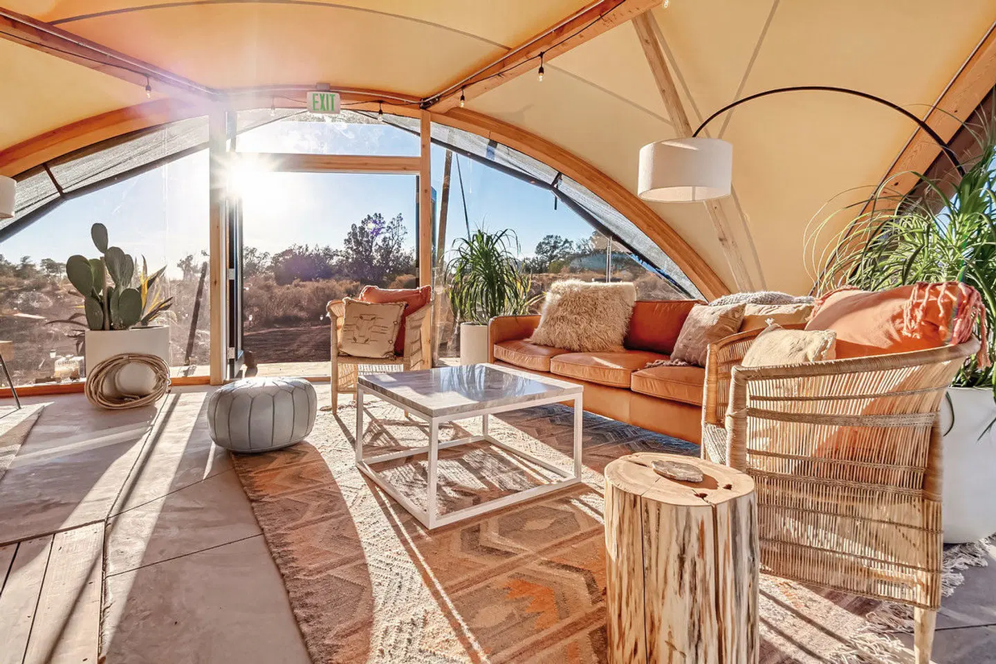 Under Canvas Grand Canyon Terrasse