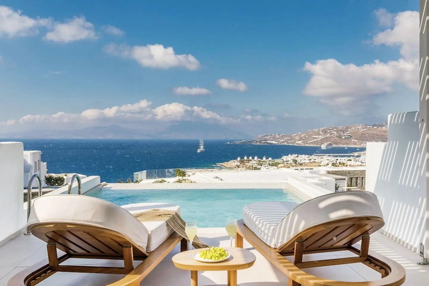 Myconian Naia, Luxury Suites Terrasse