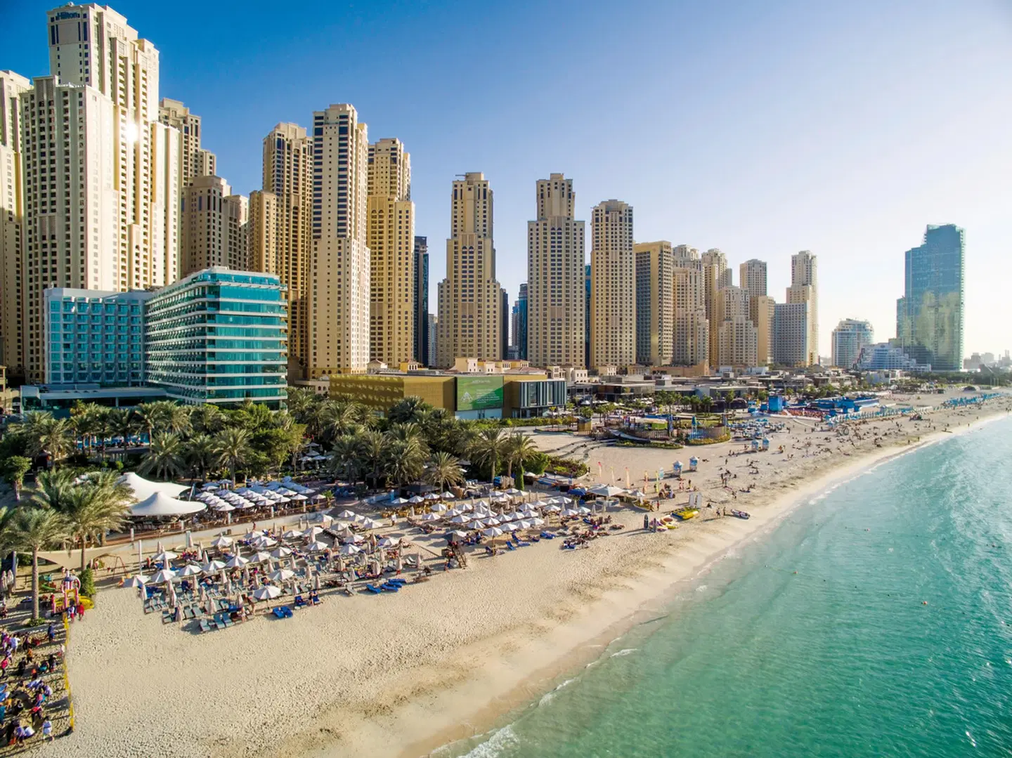 Hilton Dubai Jumeirah Resort Strand