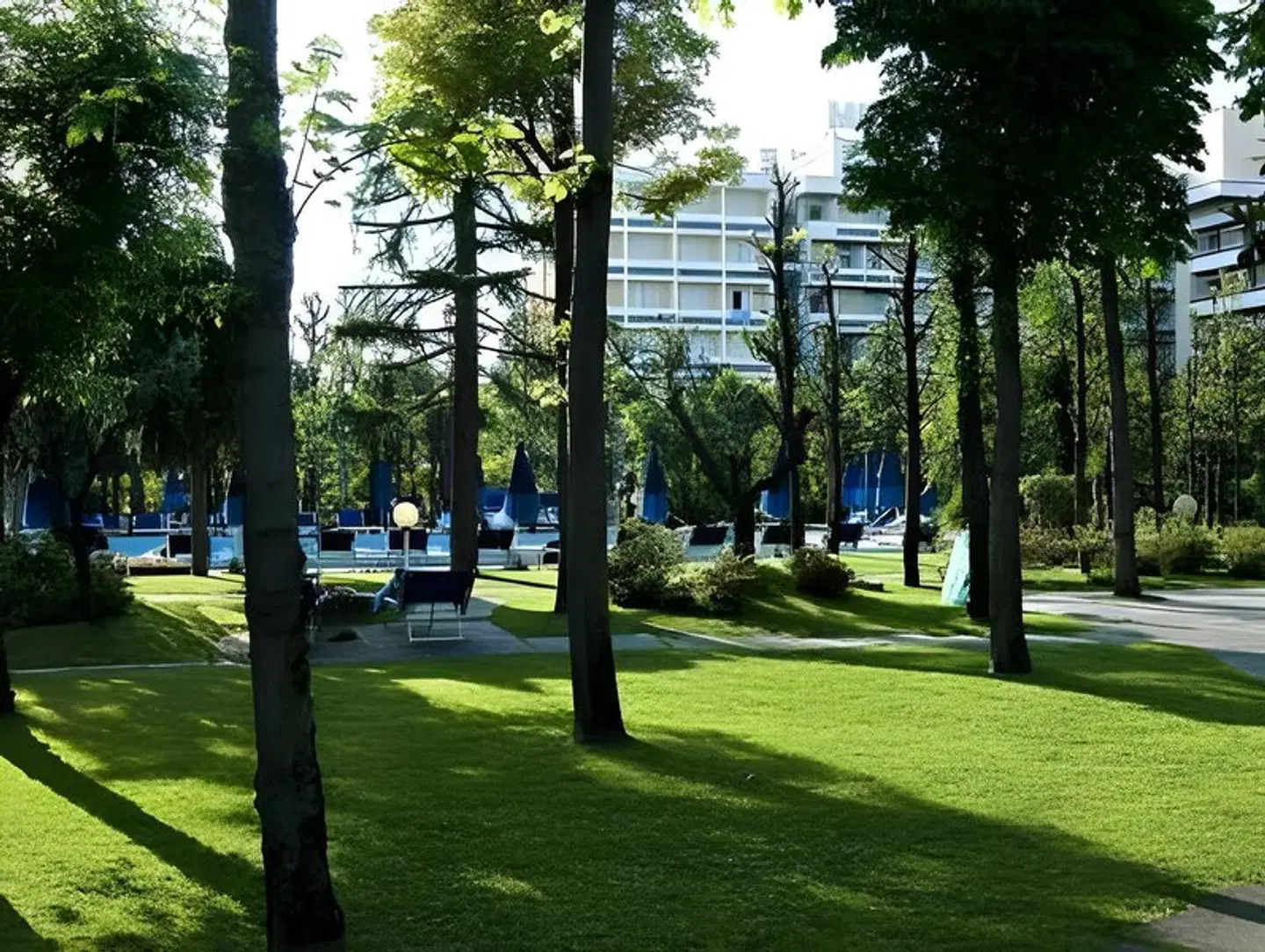 Hotel Terme Metropole Oriental Thermal Spa Garten