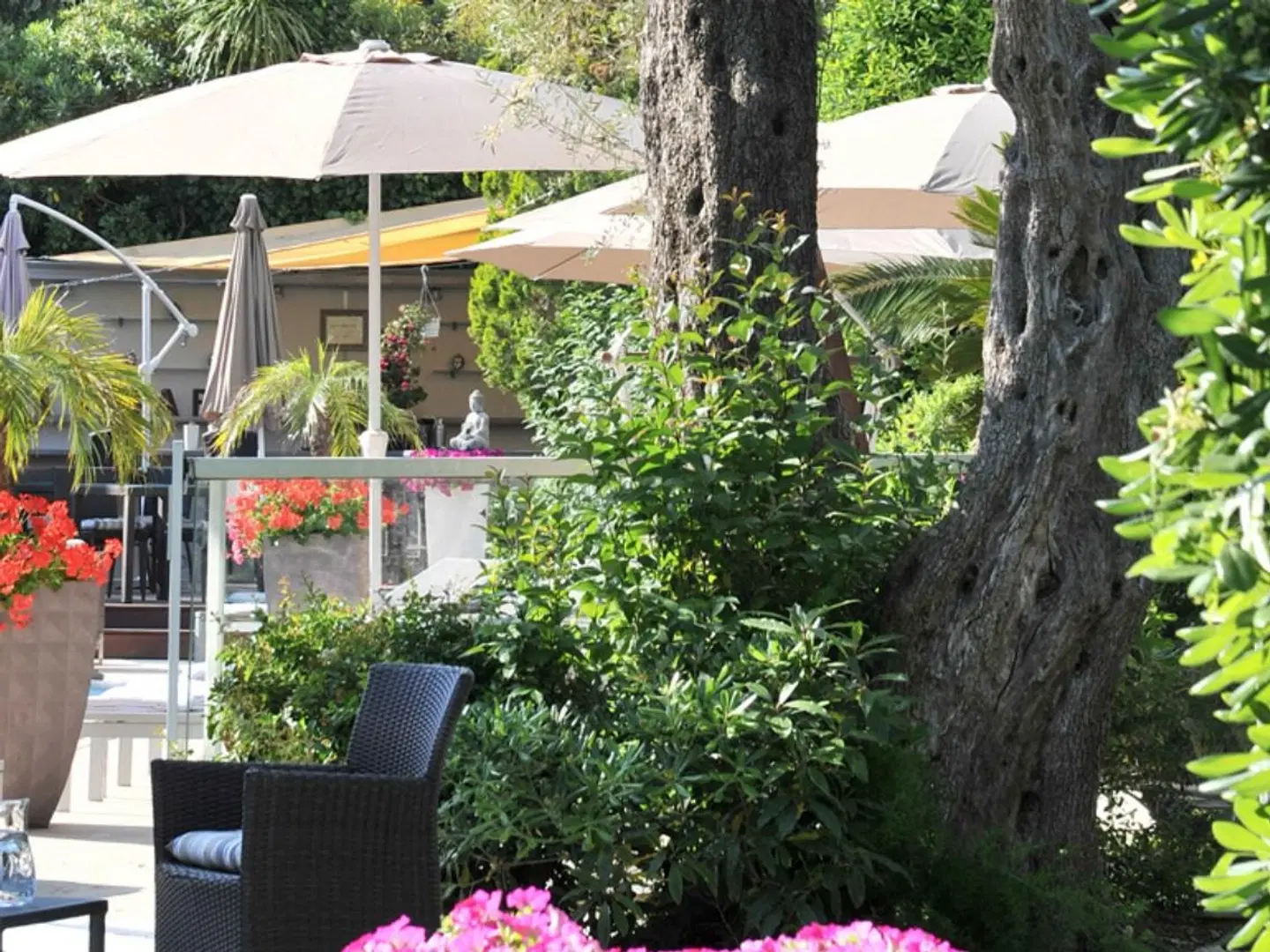 Hotel la Villa Cap d'Antibes Garten