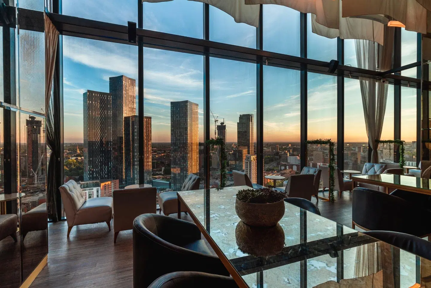 Hilton Manchester Deansgate Terrasse