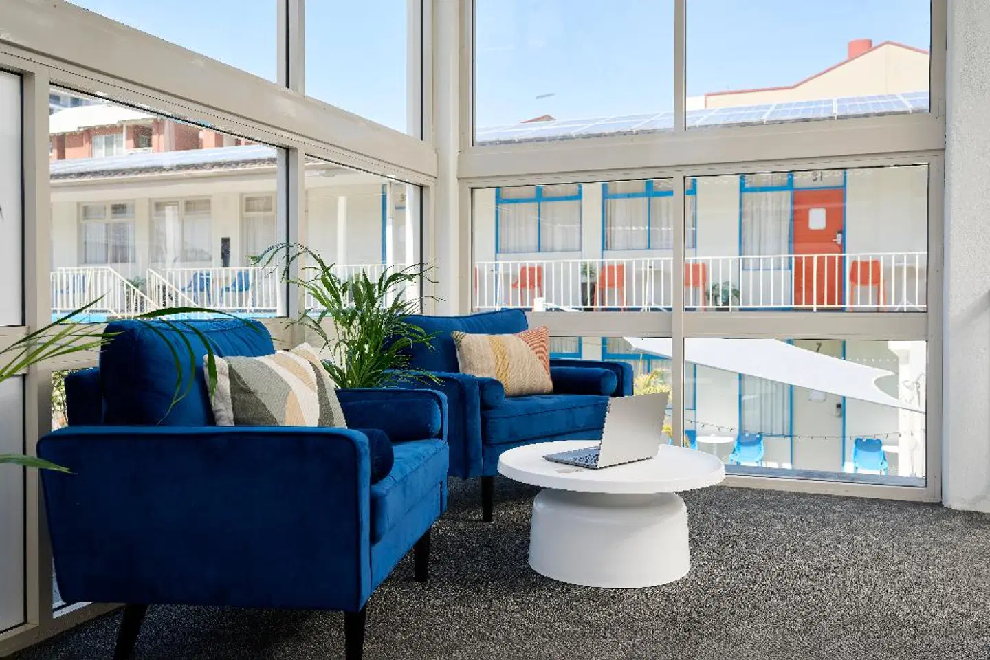 Baileys Parkside Motel Terrasse