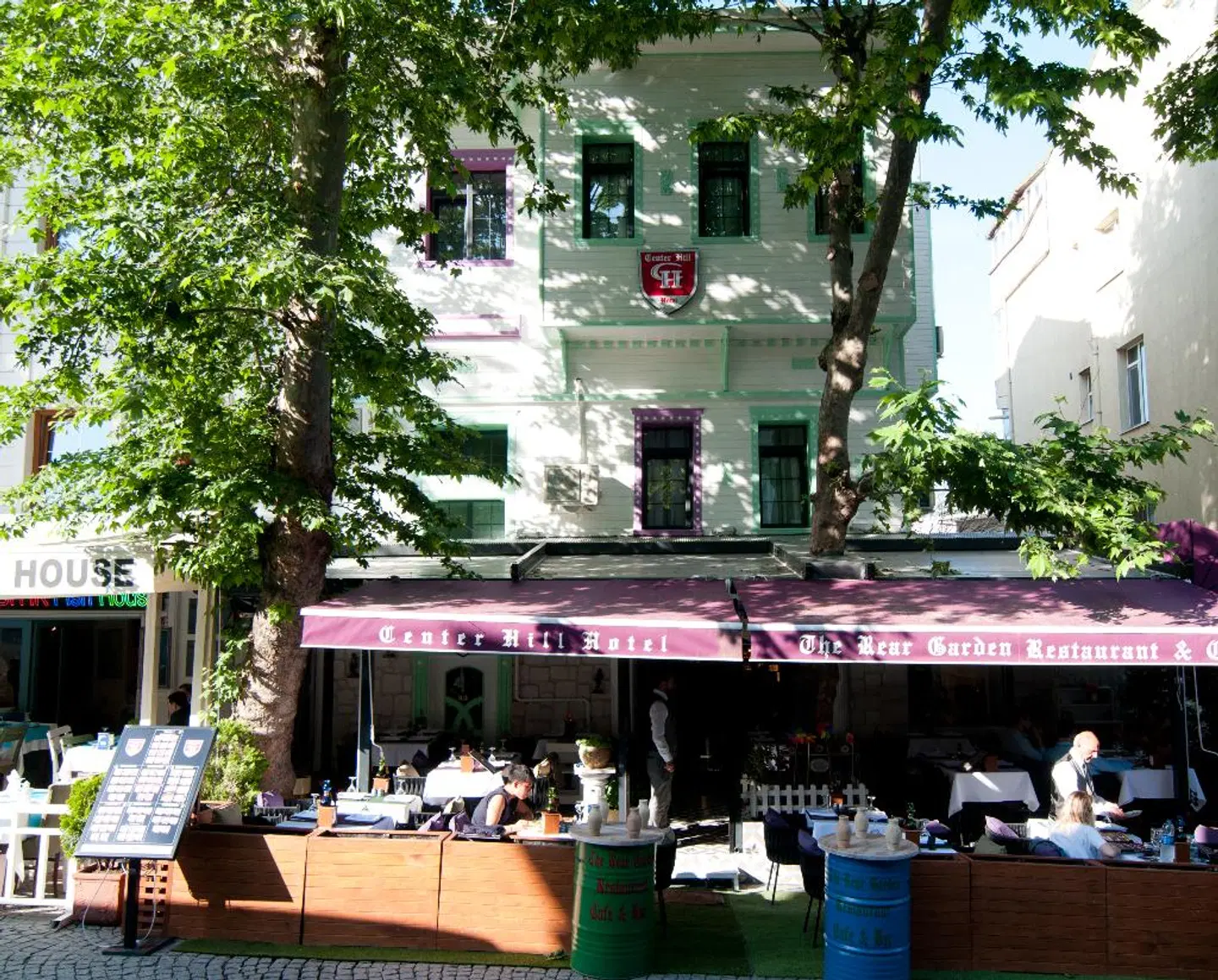 Center Hill Hotel Terrasse