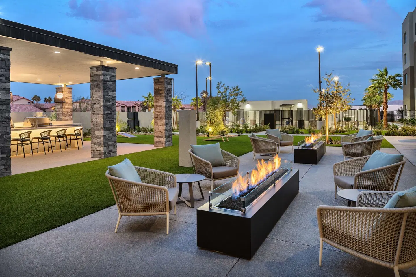 Homewood Suites By Hilton North Las Vegas Speedway Terrasse