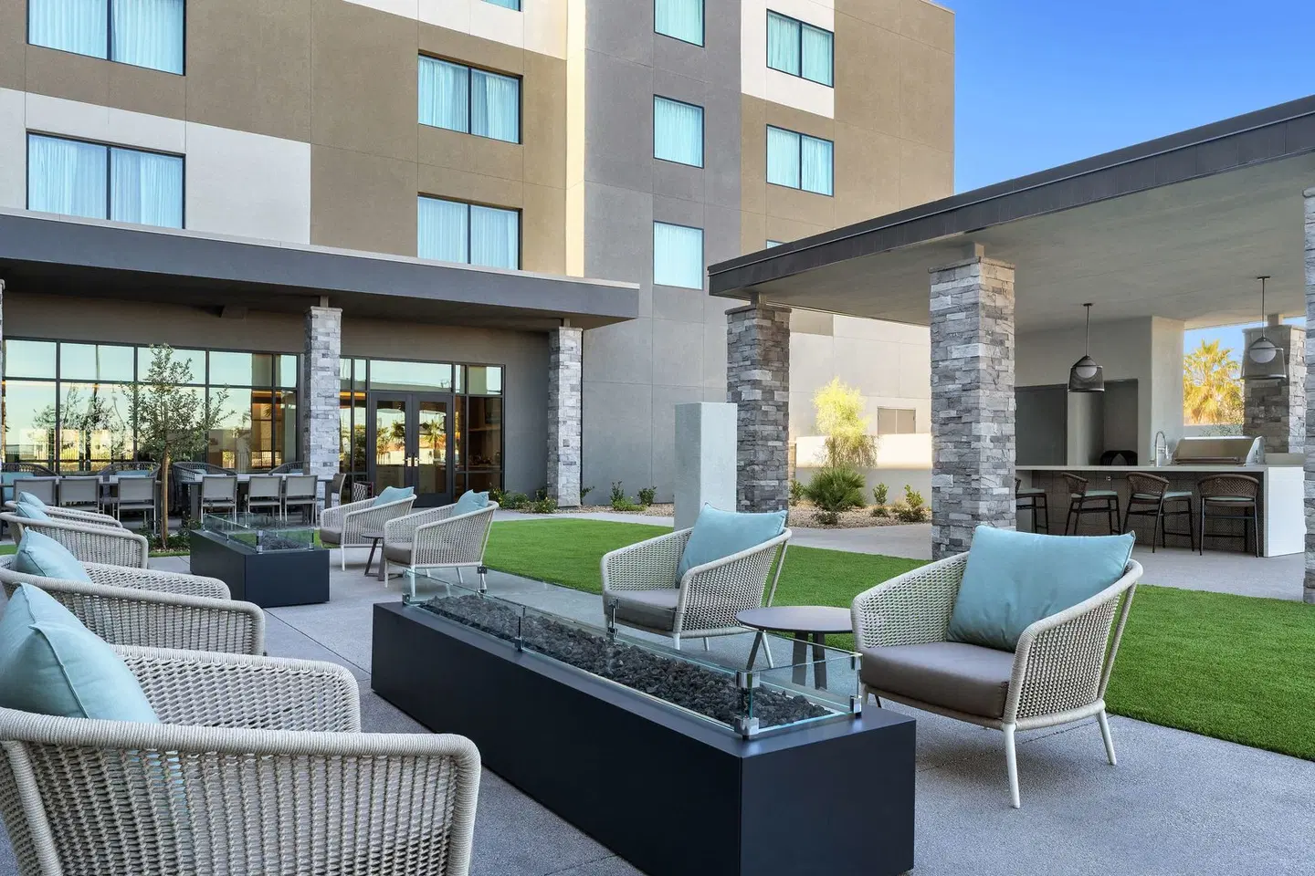 Homewood Suites By Hilton North Las Vegas Speedway Terrasse