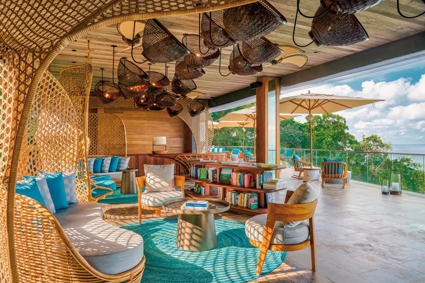 Six Senses Krabey Island Terrasse