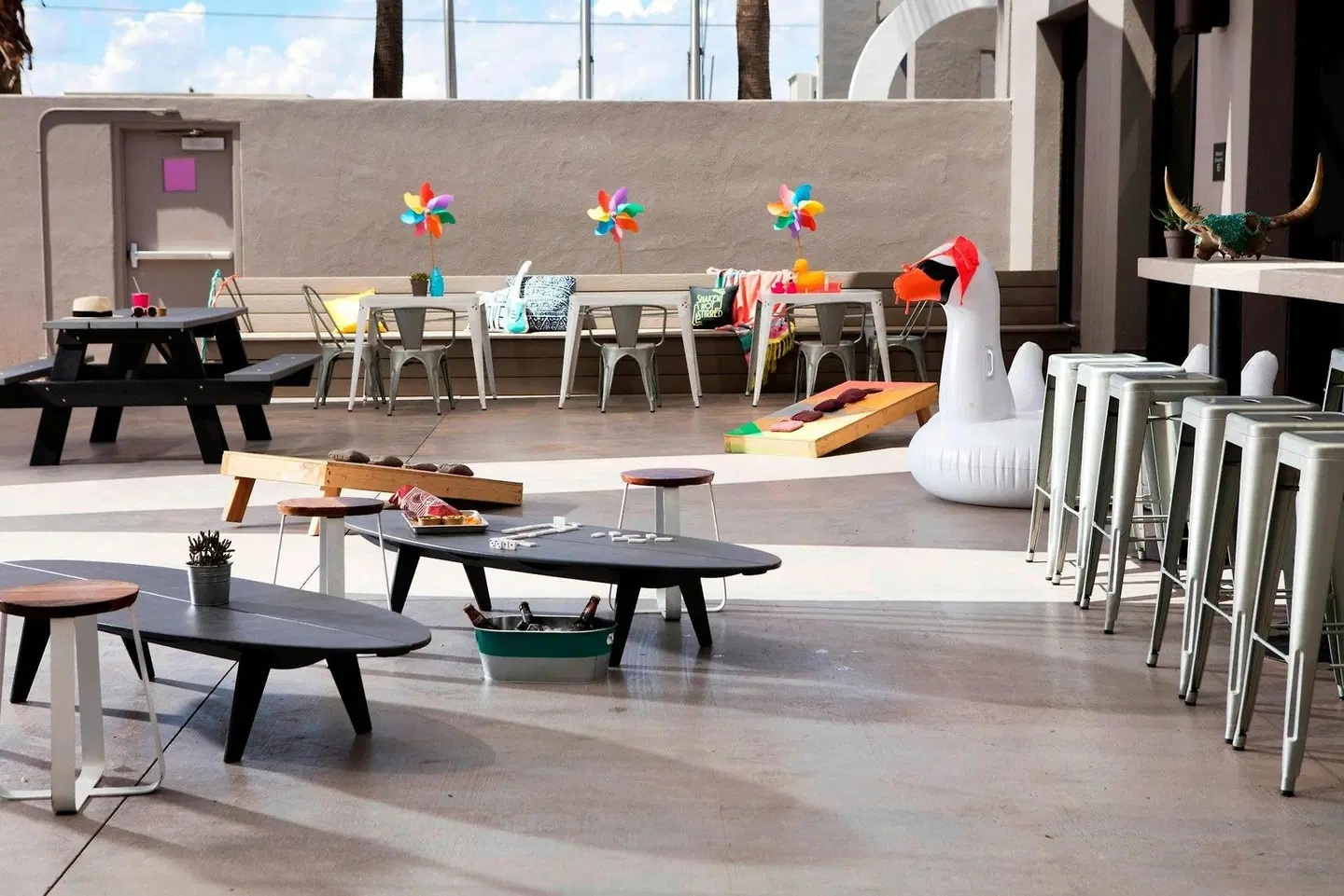 Moxy Phoenix Tempe/ASU Area Terrasse