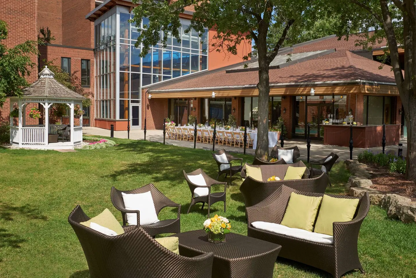 Hilton Mississauga/Meadowvale Terrasse