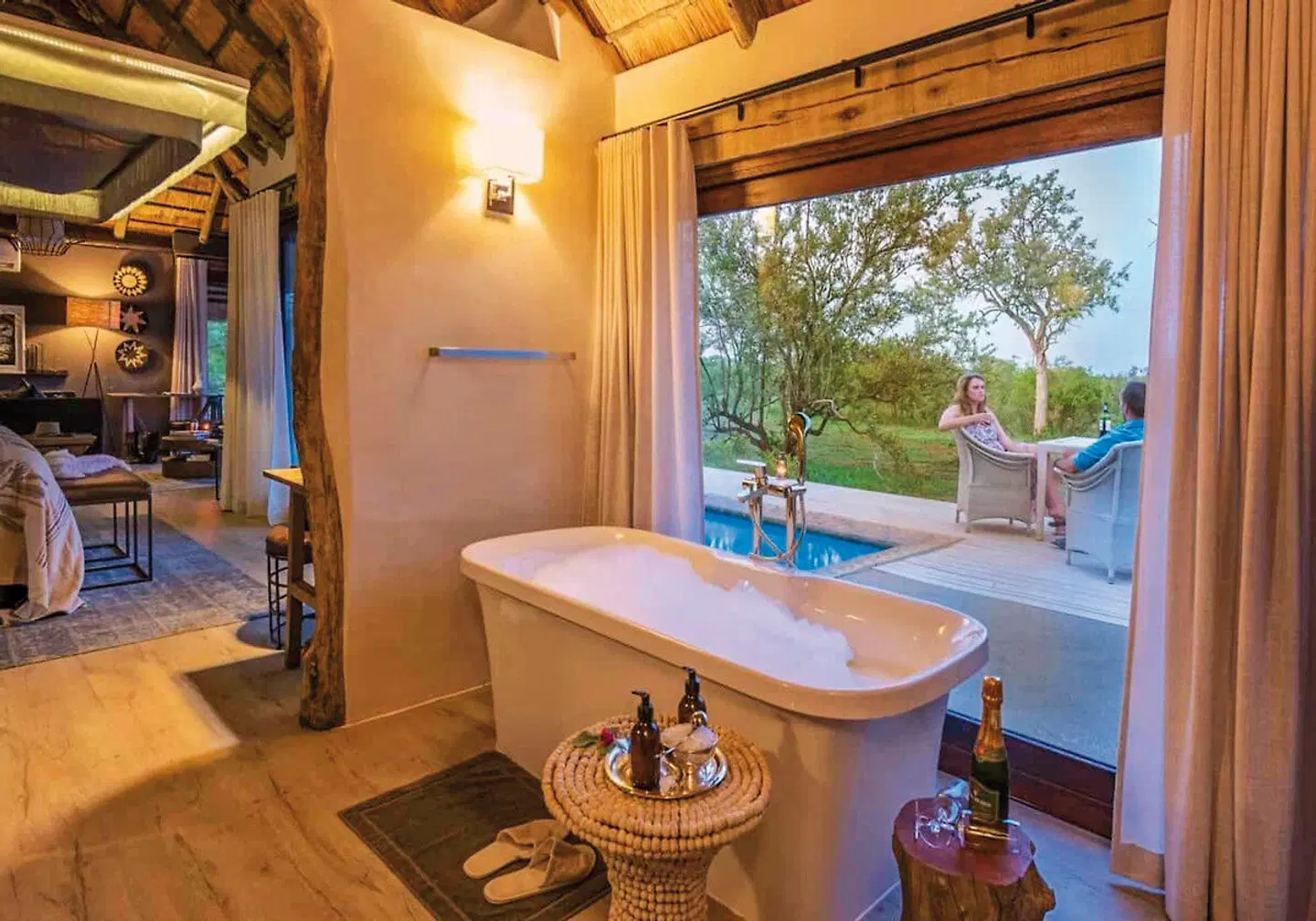 Leopard Hills Badezimmer