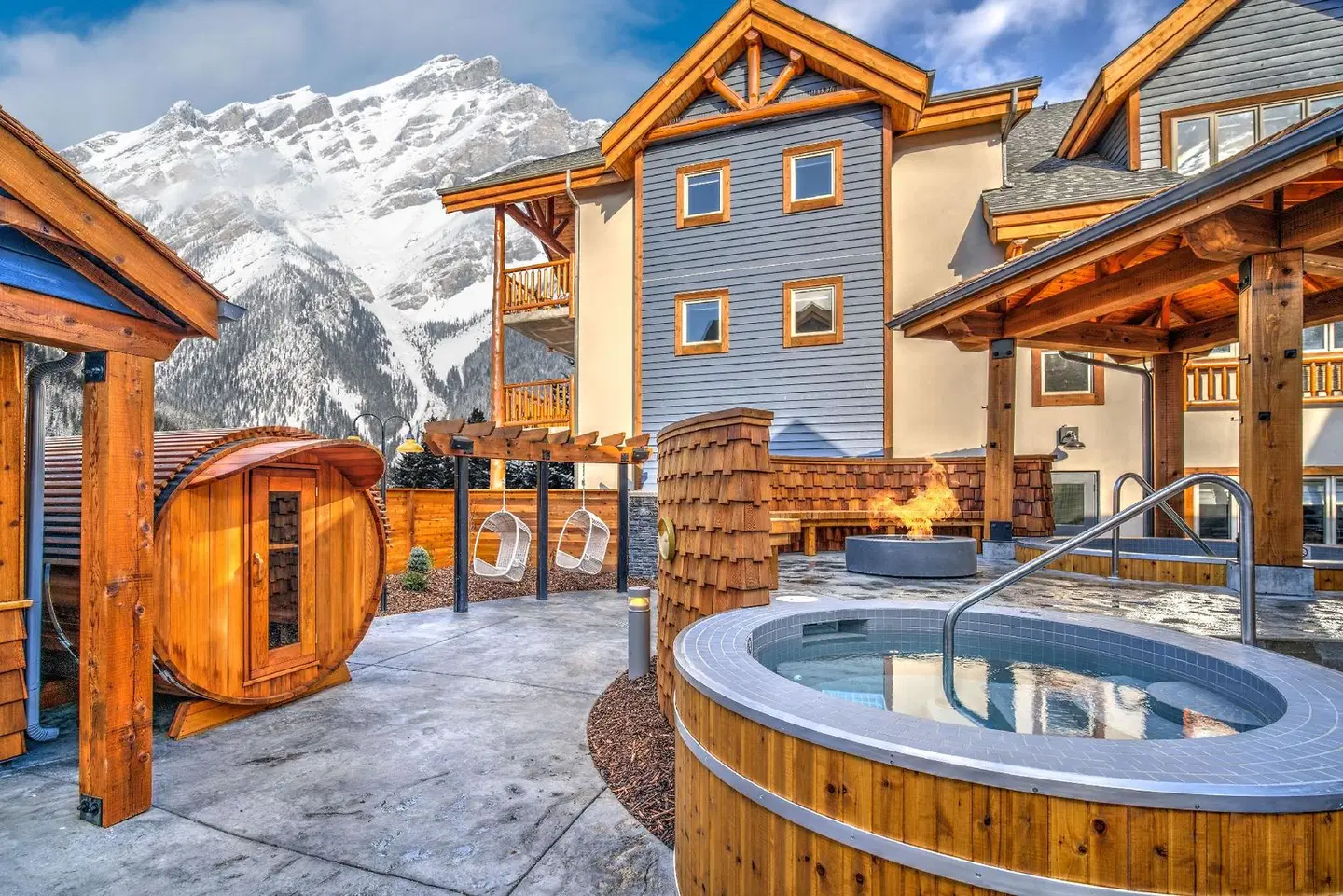 Canalta Lodge Terrasse