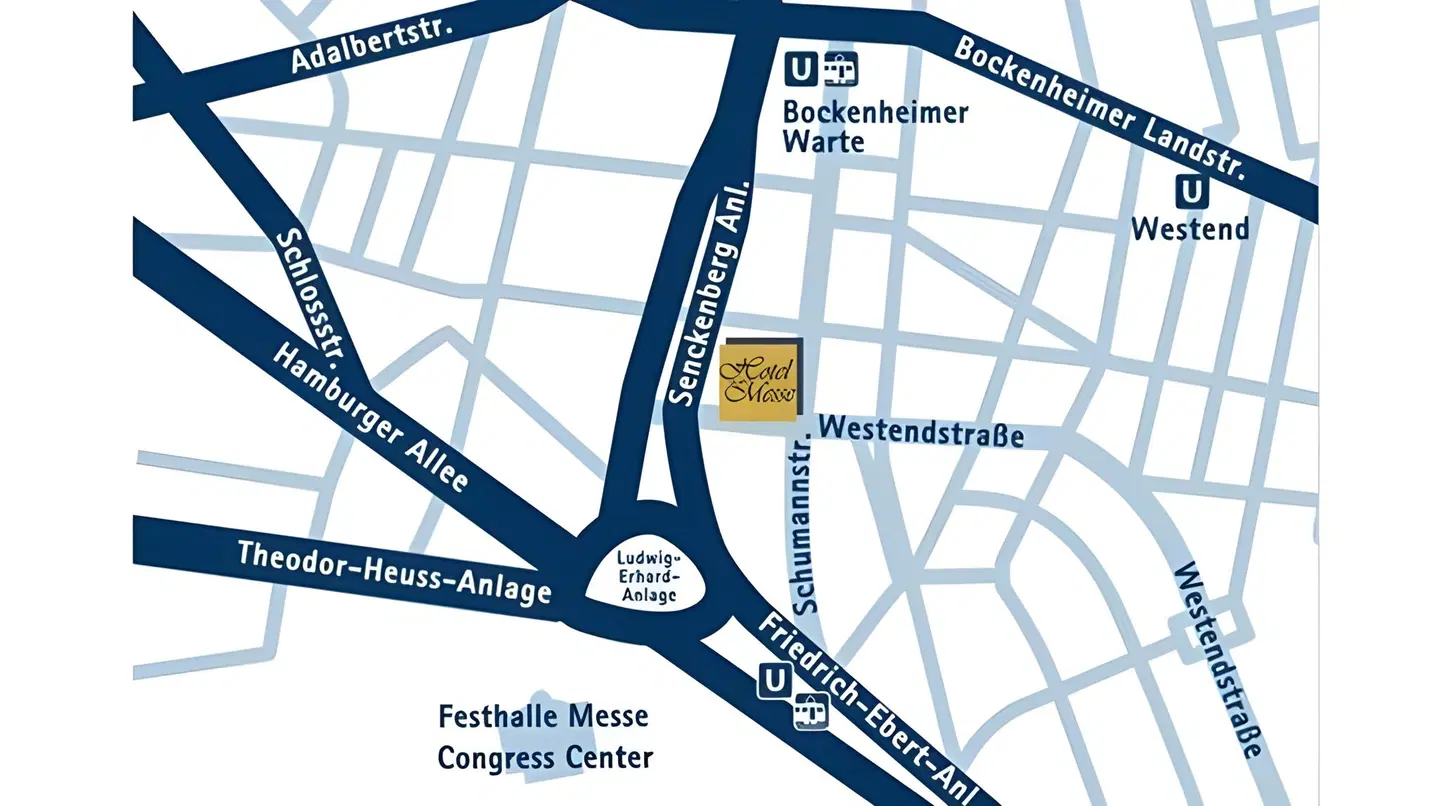 An der Messe Landkarte