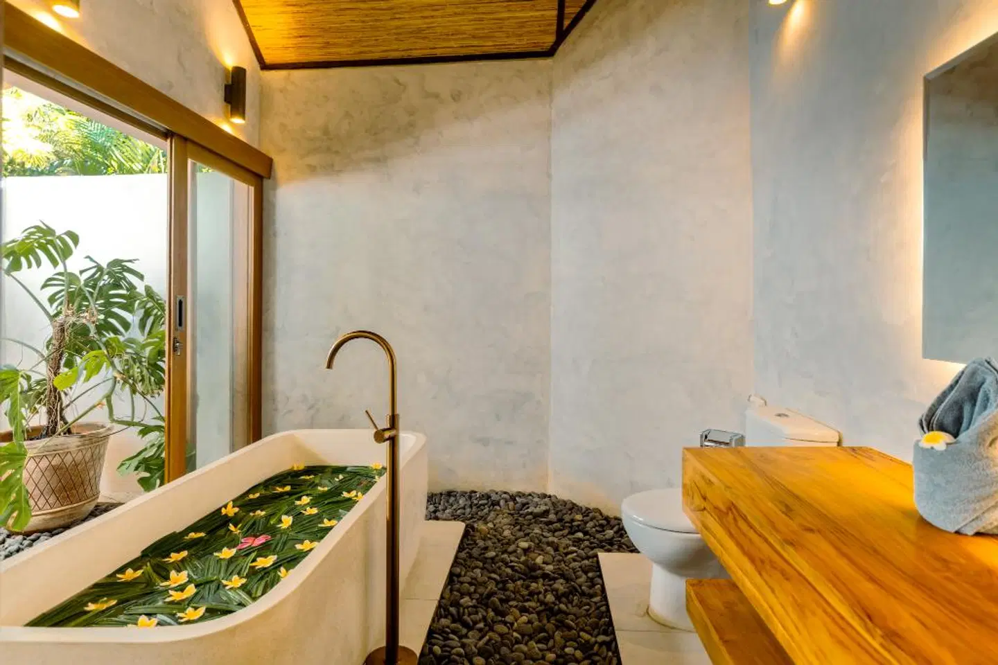 Sri Phala Resort & Villa Badezimmer