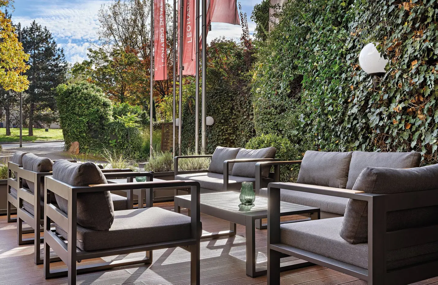 Leonardo Royal Hotel Frankfurt Terrasse