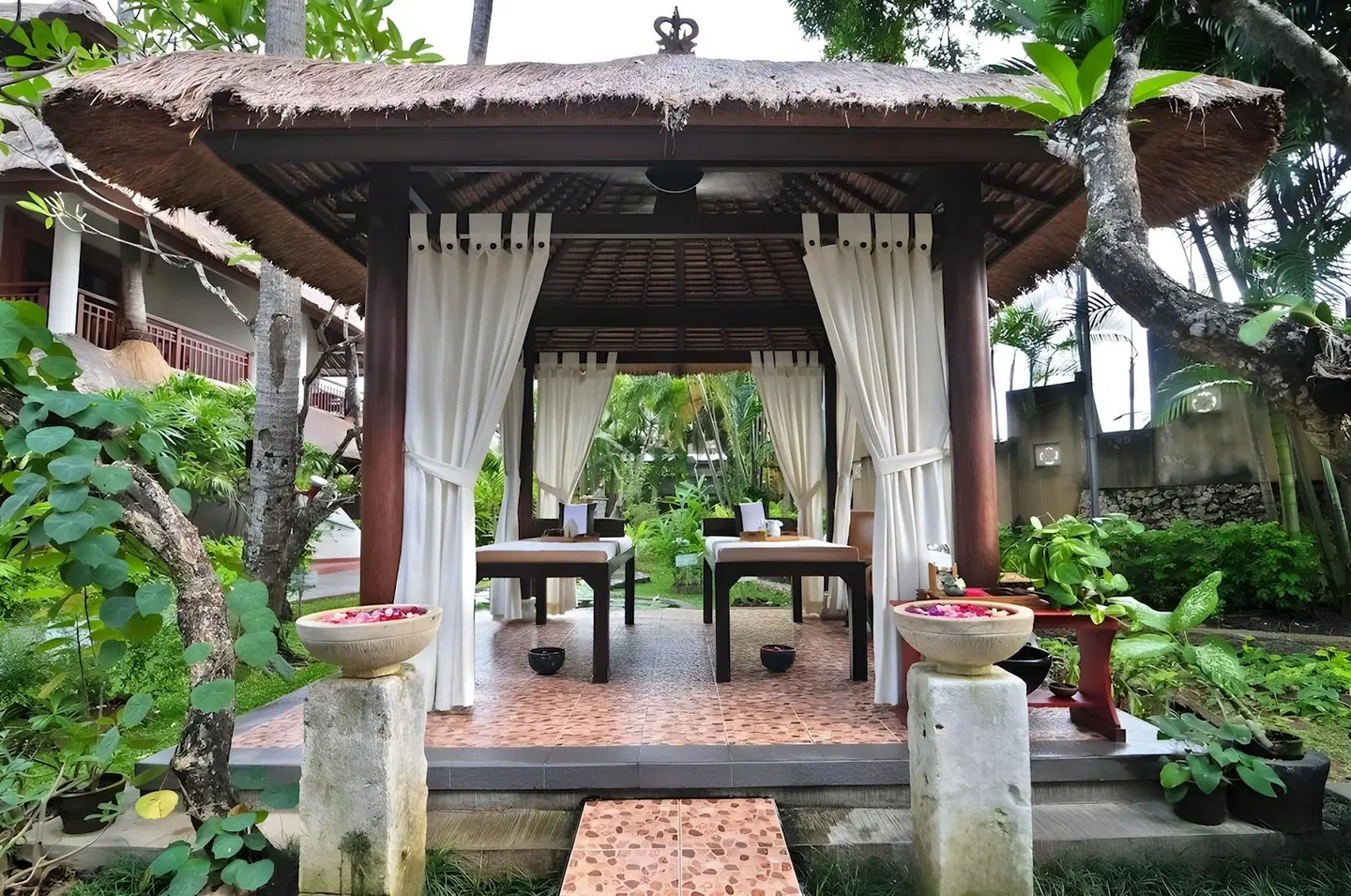 Sativa Sanur Cottages Terrasse