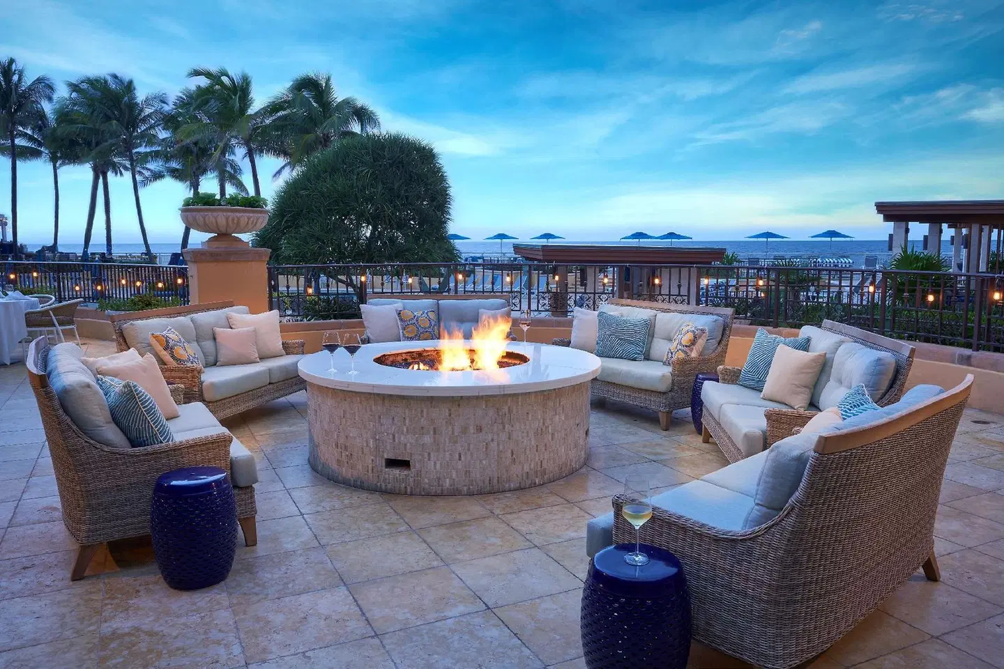 Eau Palm Beach Resort & Spa Terrasse