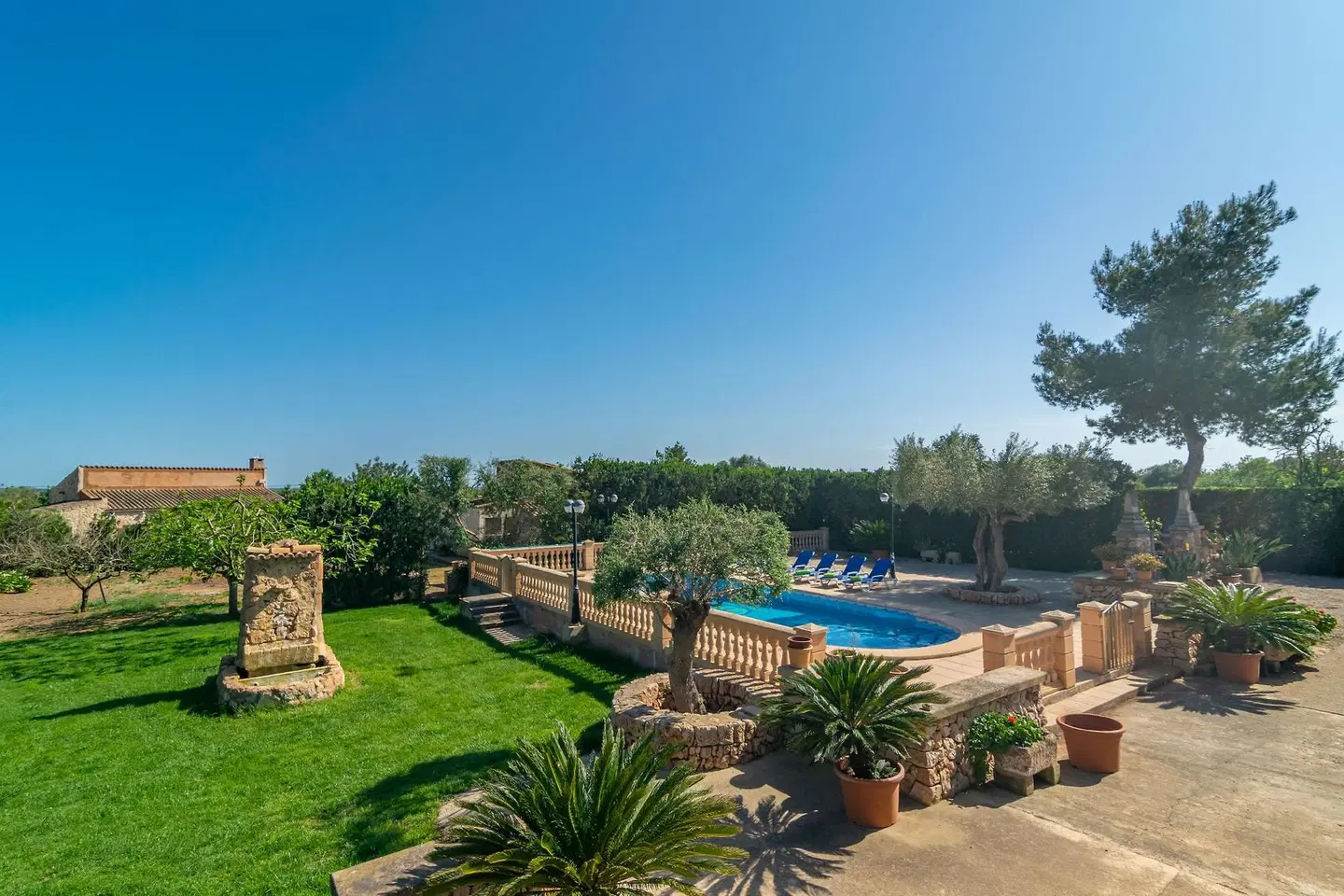 Villa Sa Cumuna Garten