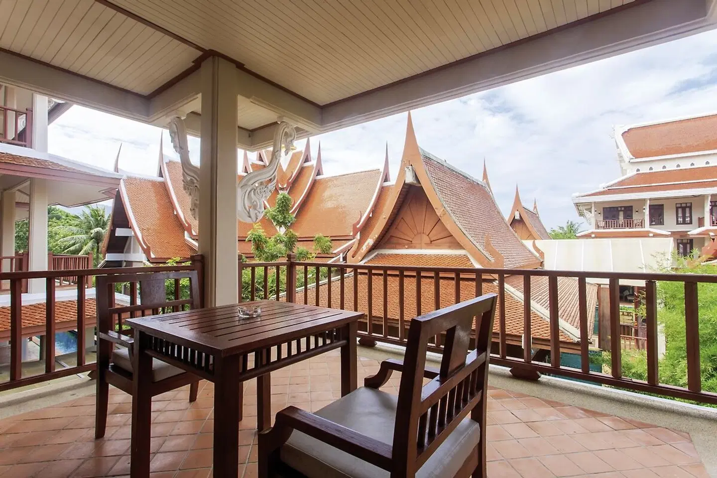 Samui Buri Beach Resort Terrasse
