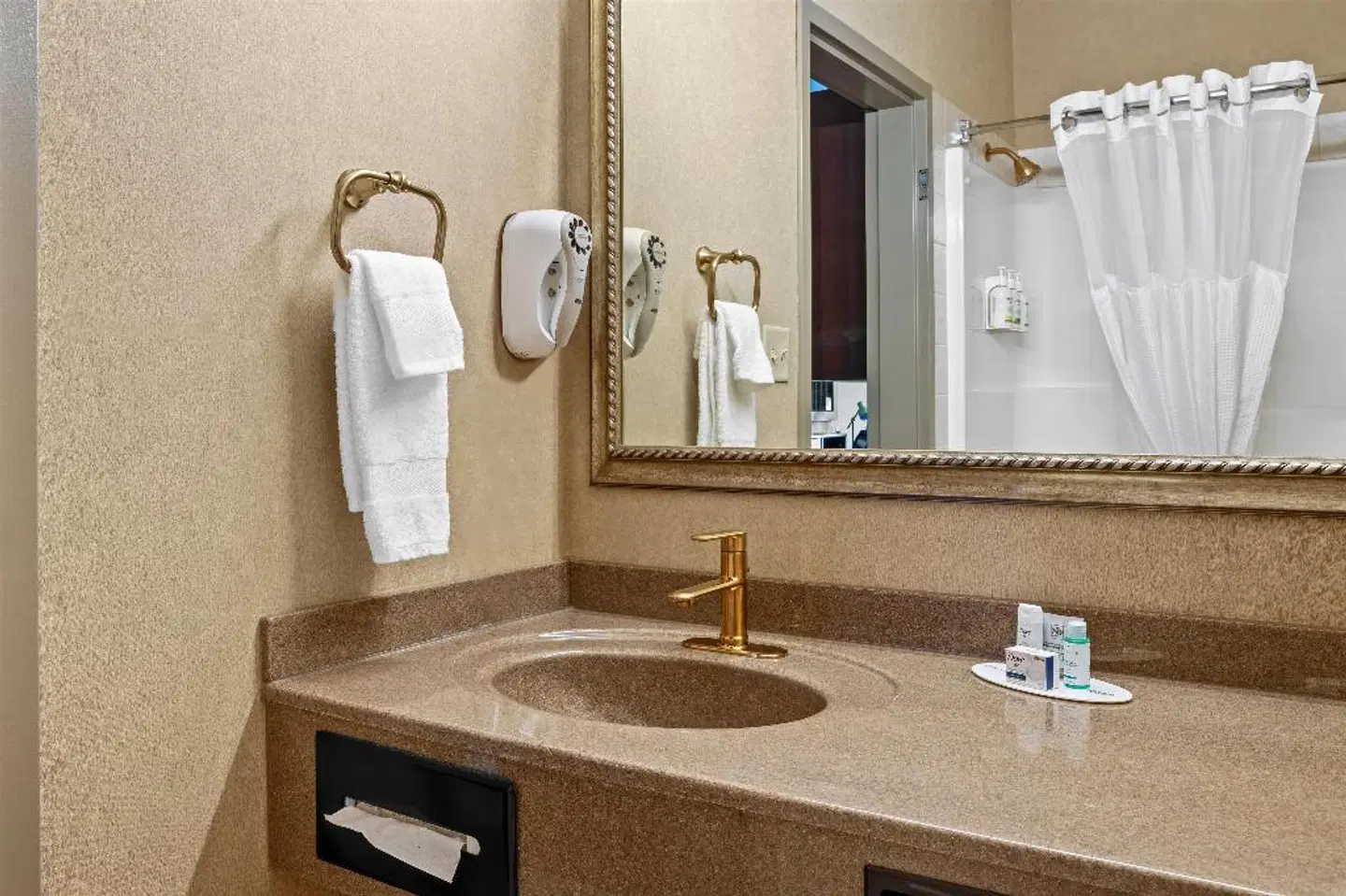 Ramada by Wyndham Drumheller Hotel & Suites Badezimmer
