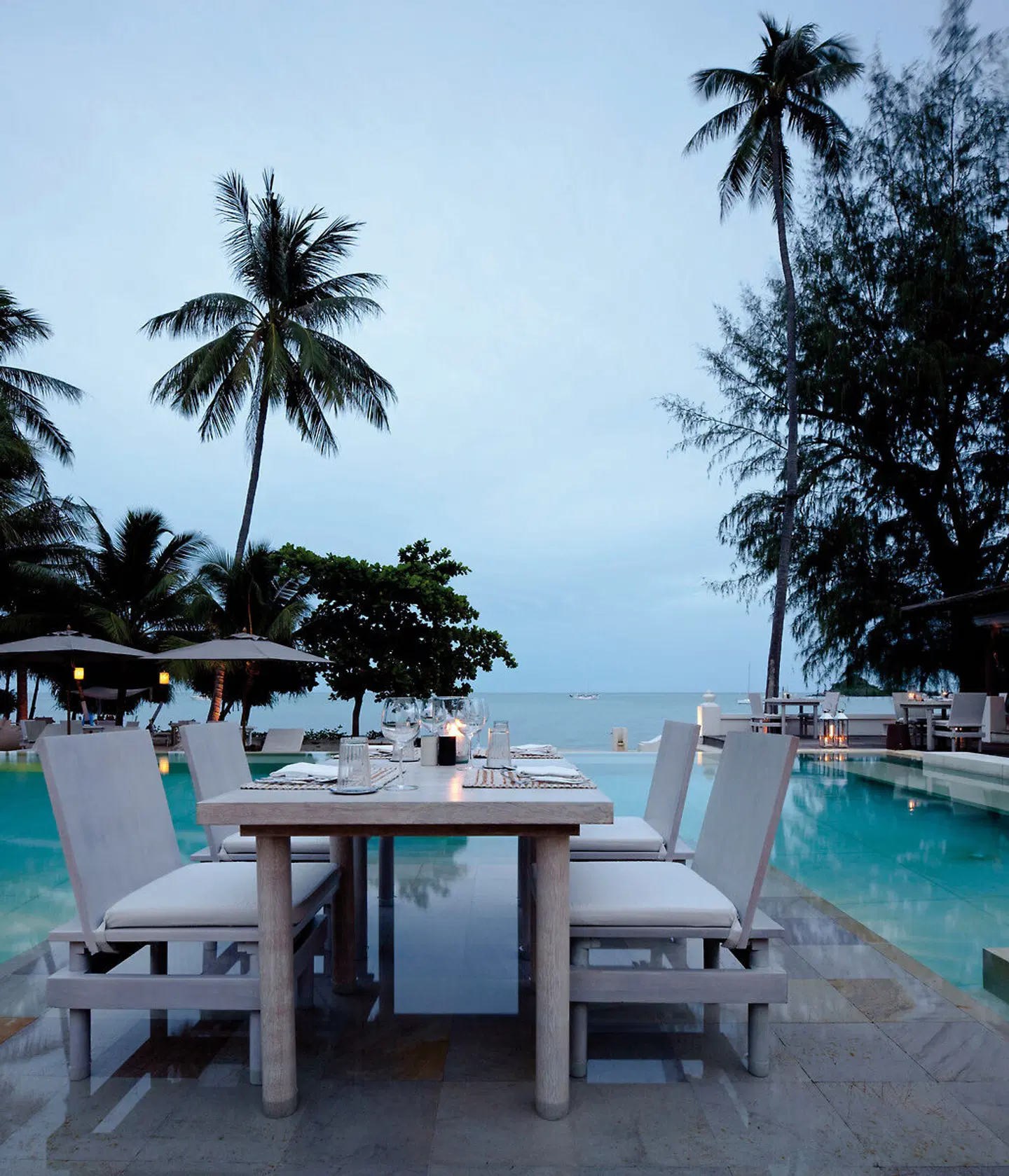SALA Samui Choengmon Beach Resort Terrasse
