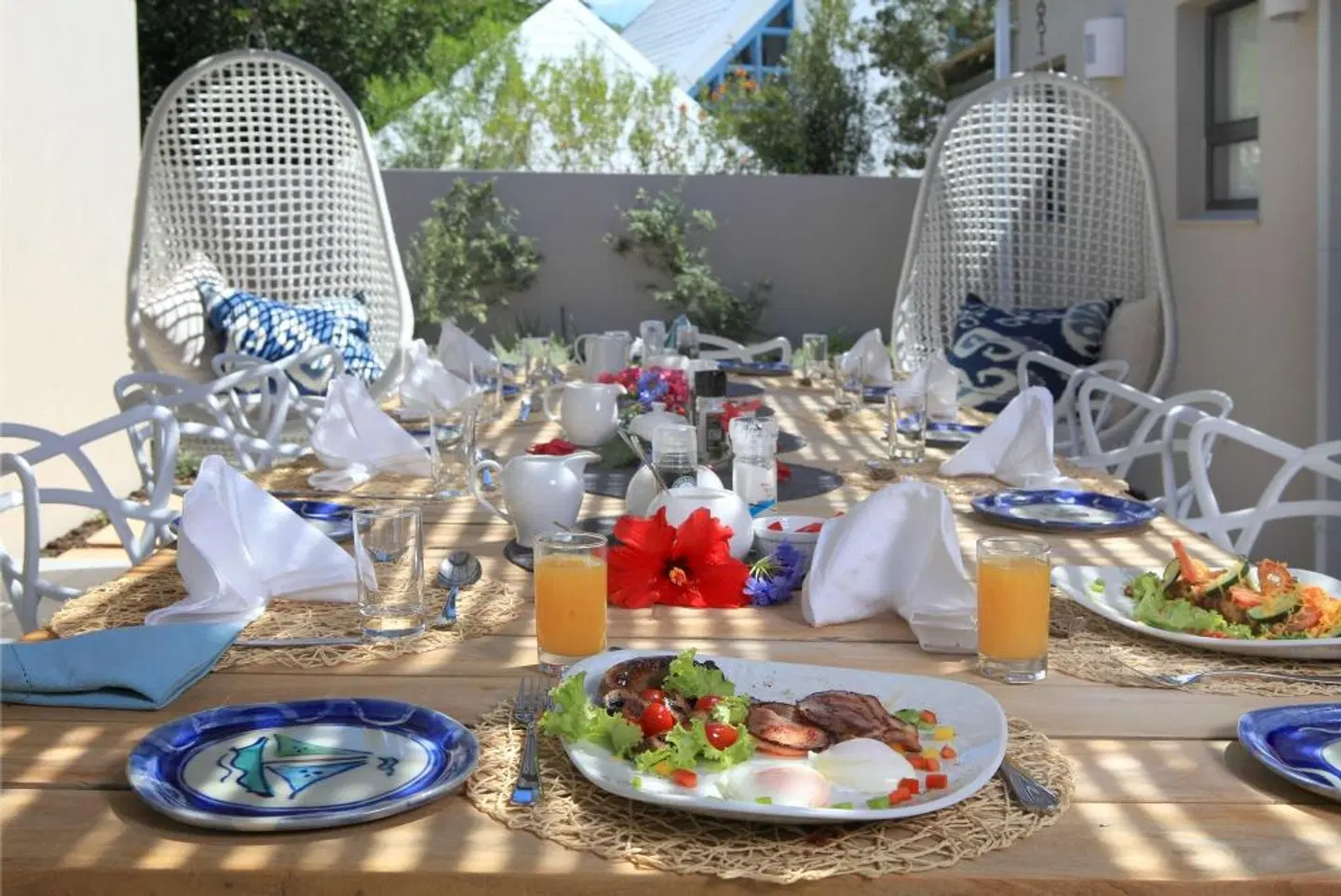 Scallop Guest Lodge Terrasse