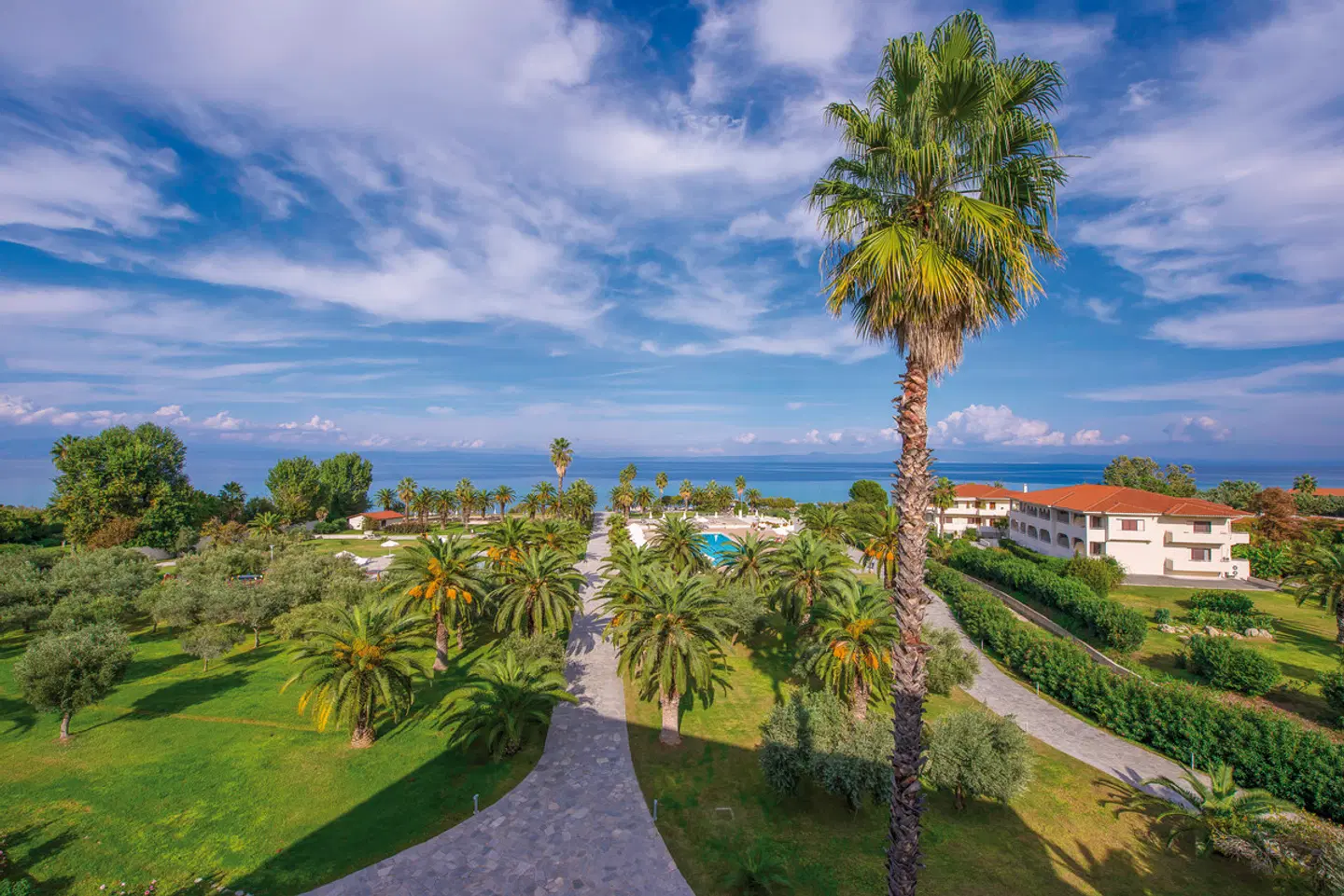 Kassandra Palace Seaside Resort Garten