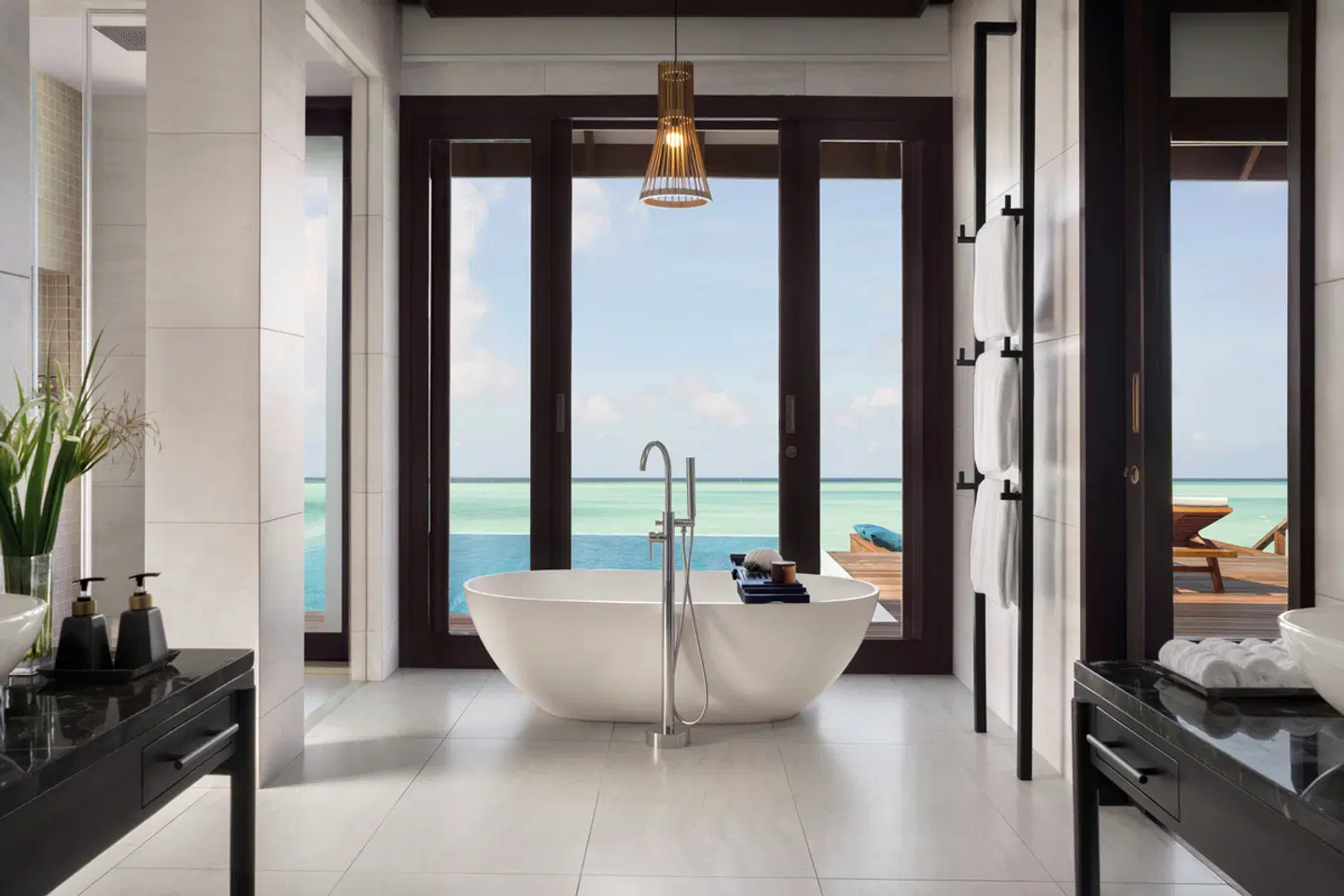 Anantara Veli Maldives Resort Badezimmer
