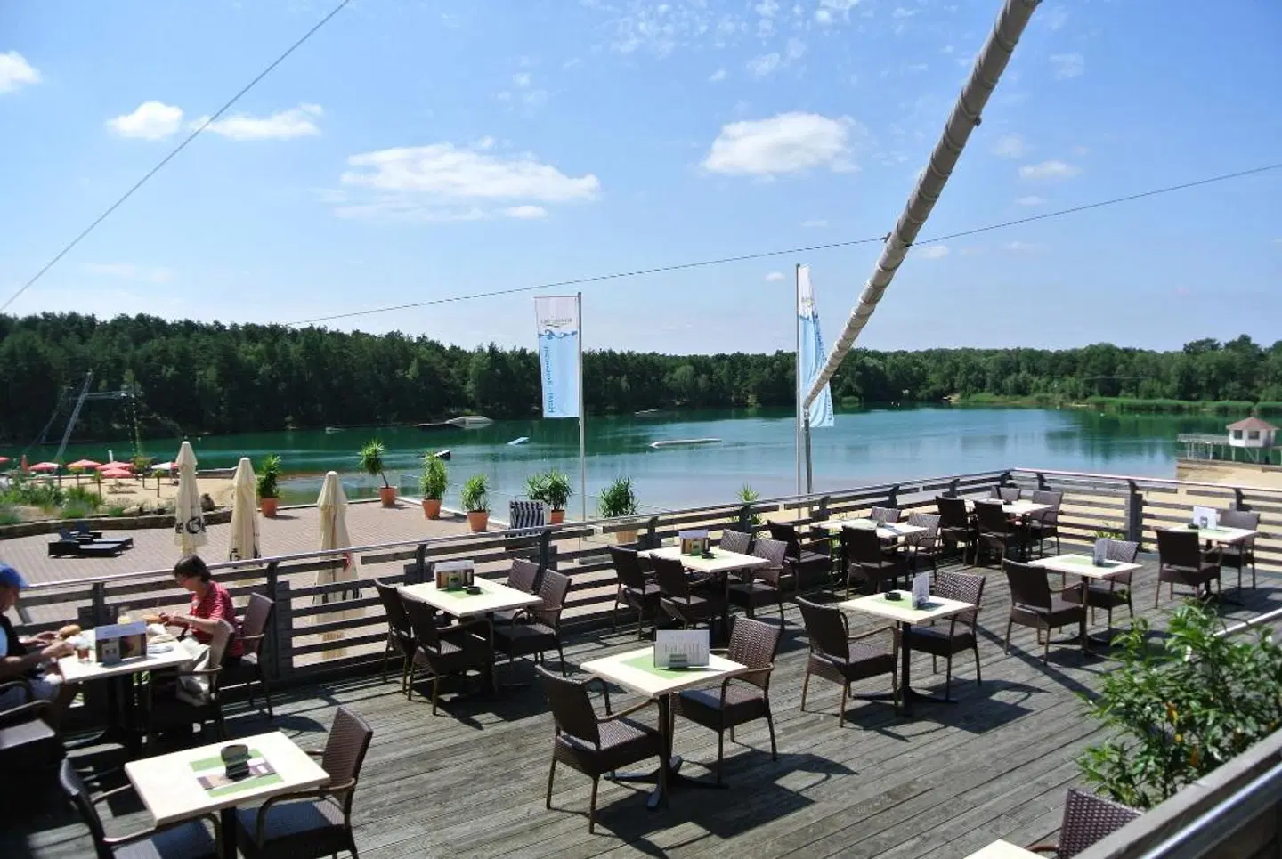 Am Bernsteinsee Terrasse