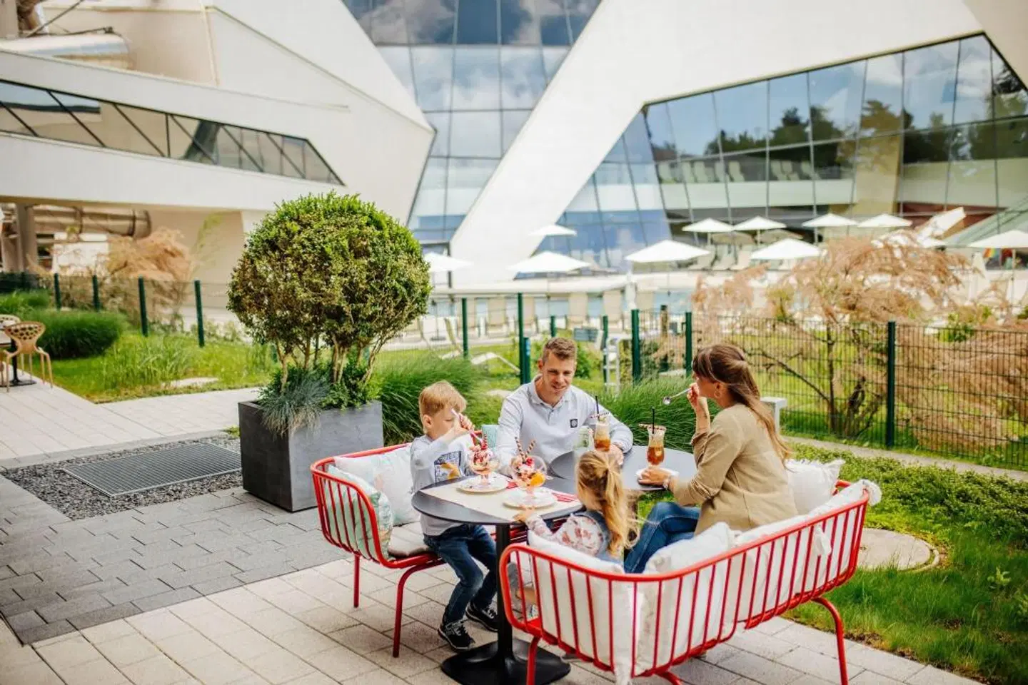 Thermenhotel Karawankenhof Terrasse