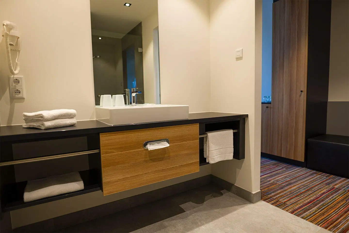 City Hotel Neumarkt Badezimmer