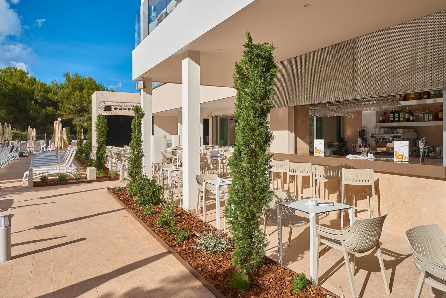 Hipotels Bahía Cala Millor Terrasse