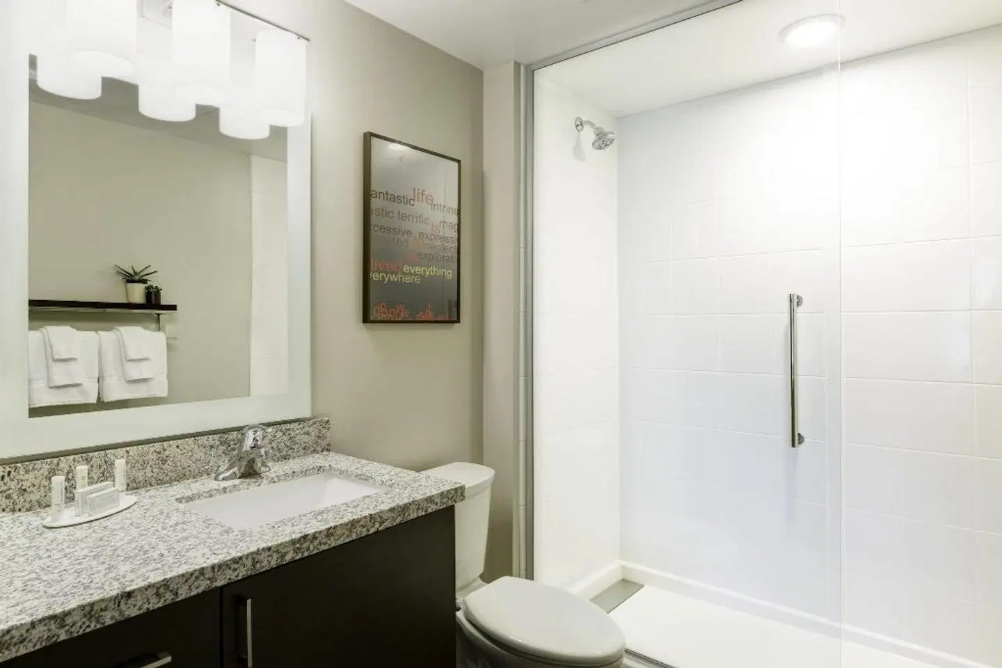TownePlace Suites by Marriott Pittsburgh Harmarville Badezimmer