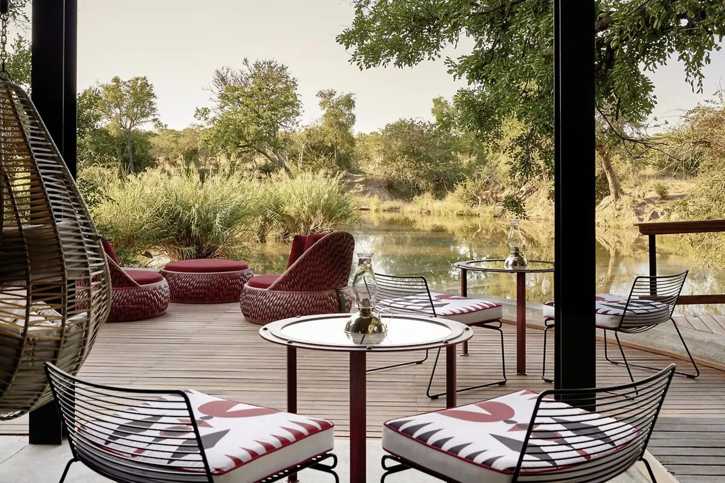 Royal Malewane Terrasse