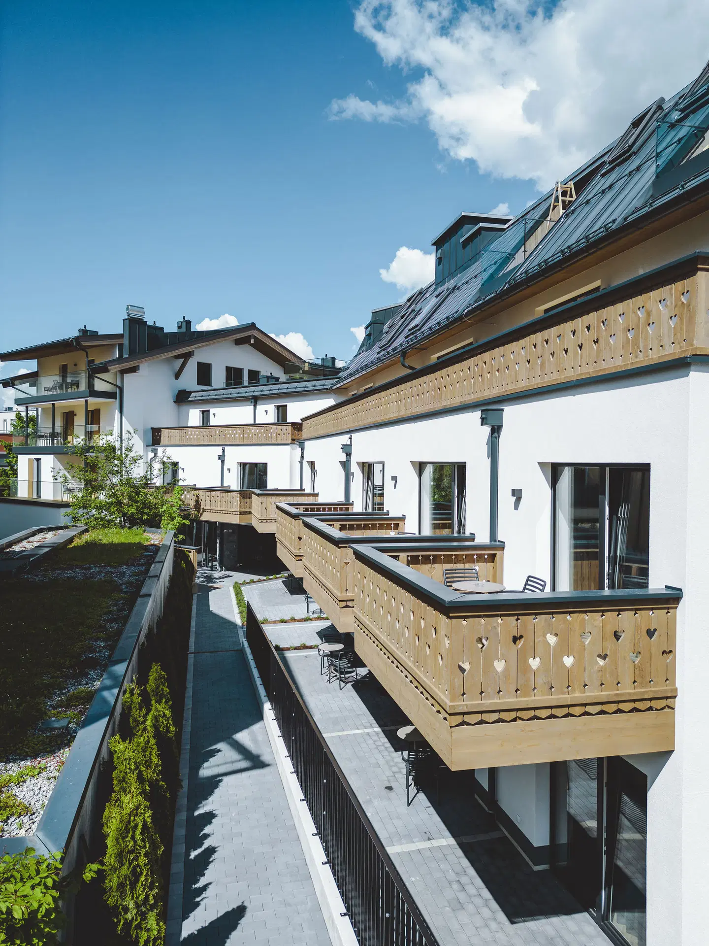 The Gast House Zell am See Terrasse