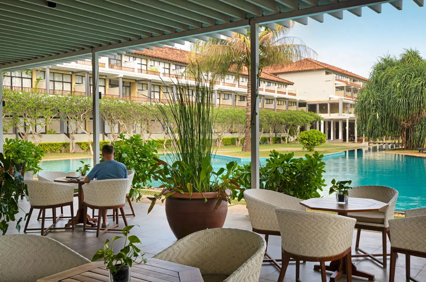 The Blue Water Hotel and Spa Terrasse