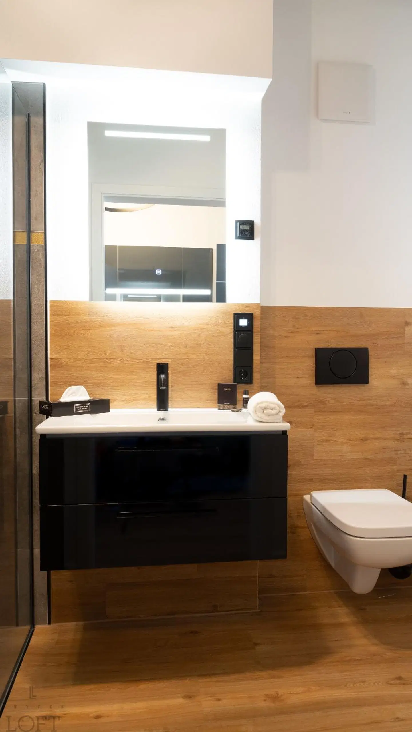 LÜTTES LOFT Boutique Hotel Badezimmer