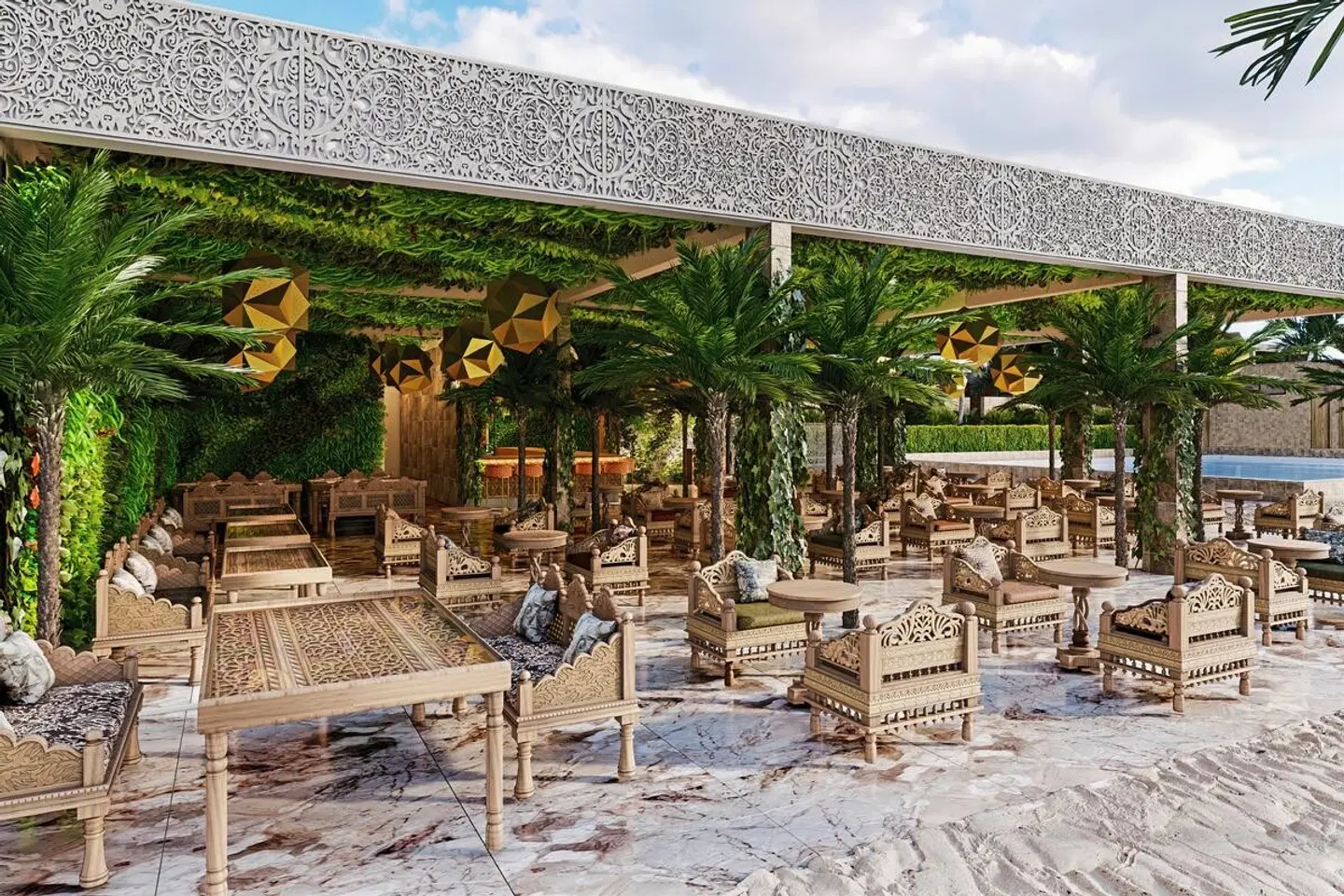 Shah Palace Terrasse