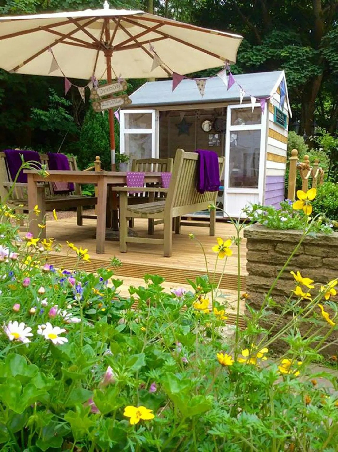 Shibden Mill Inn Garten