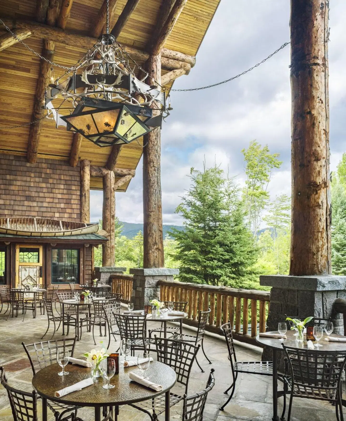 The Whiteface Lodge Terrasse