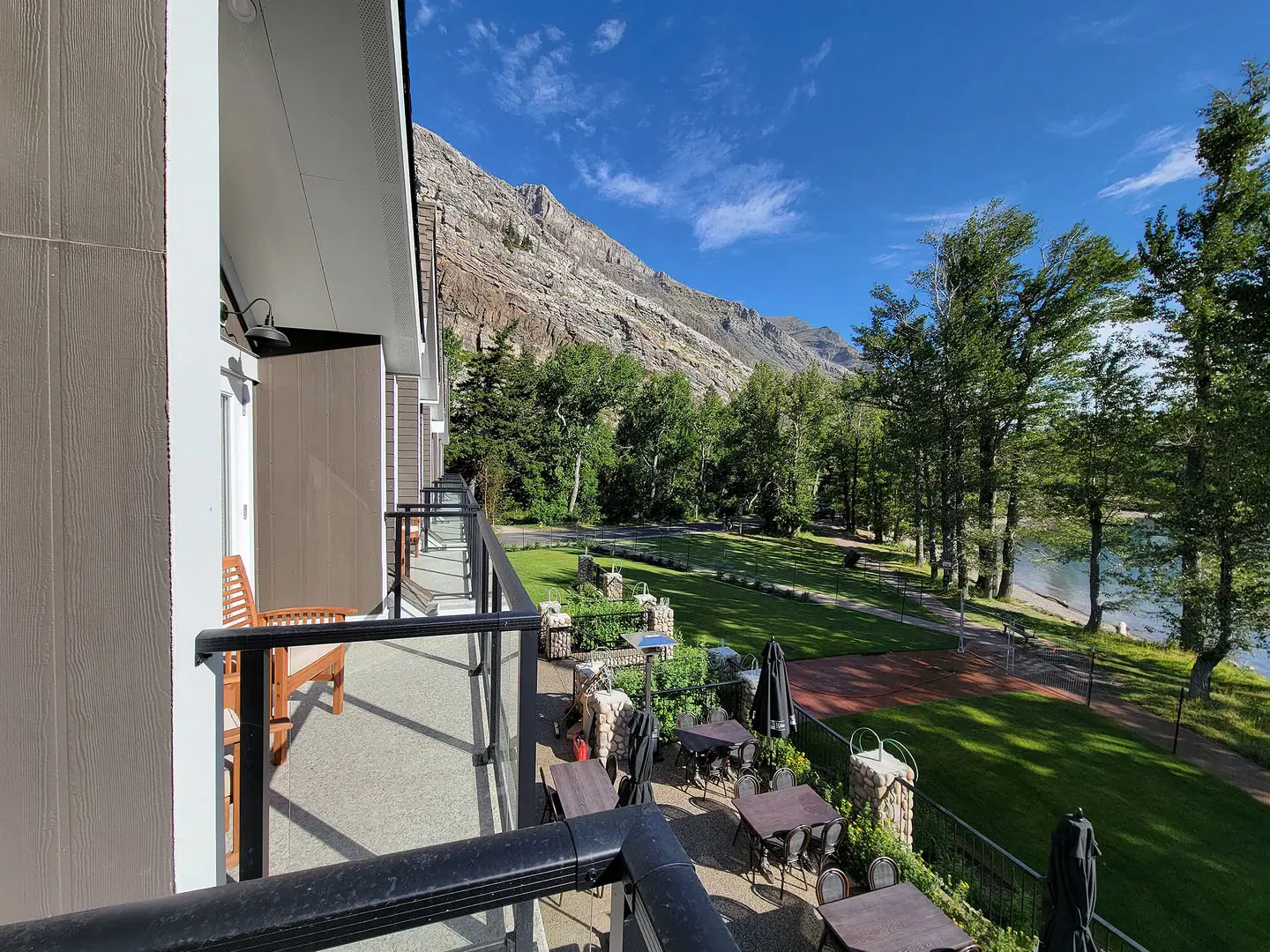 Kilmorey Lodge Terrasse