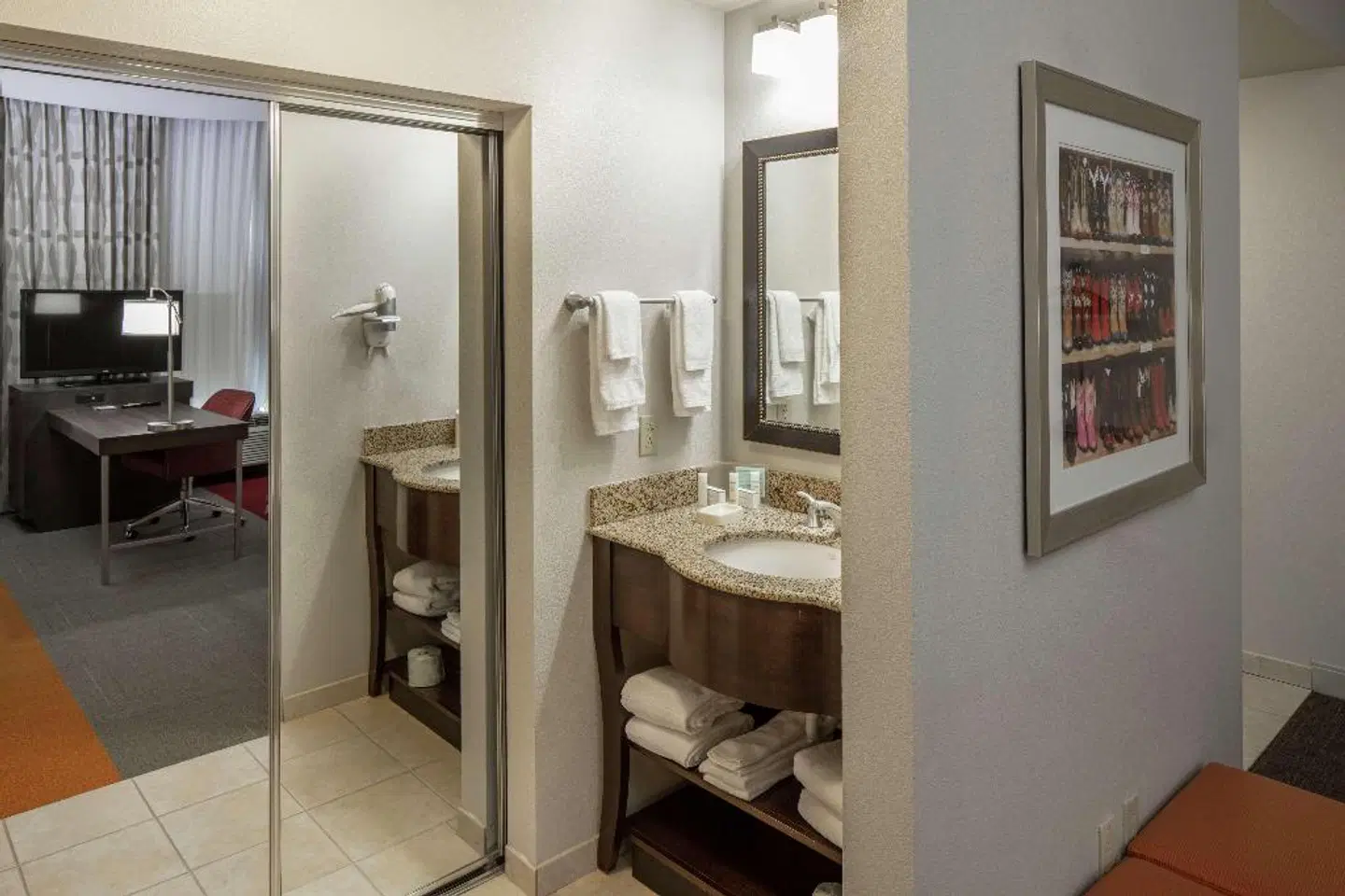 Hampton Inn & Suites Austin Cedar Park-Lakeline Badezimmer