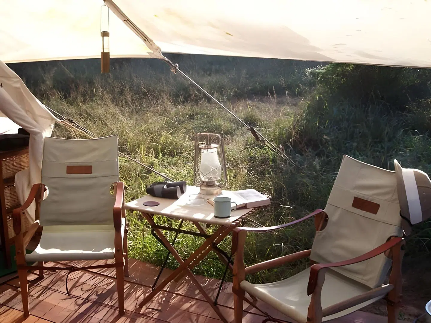 Amakhala Game Reserve - Quatermain's 1920's Safari Camp Terrasse