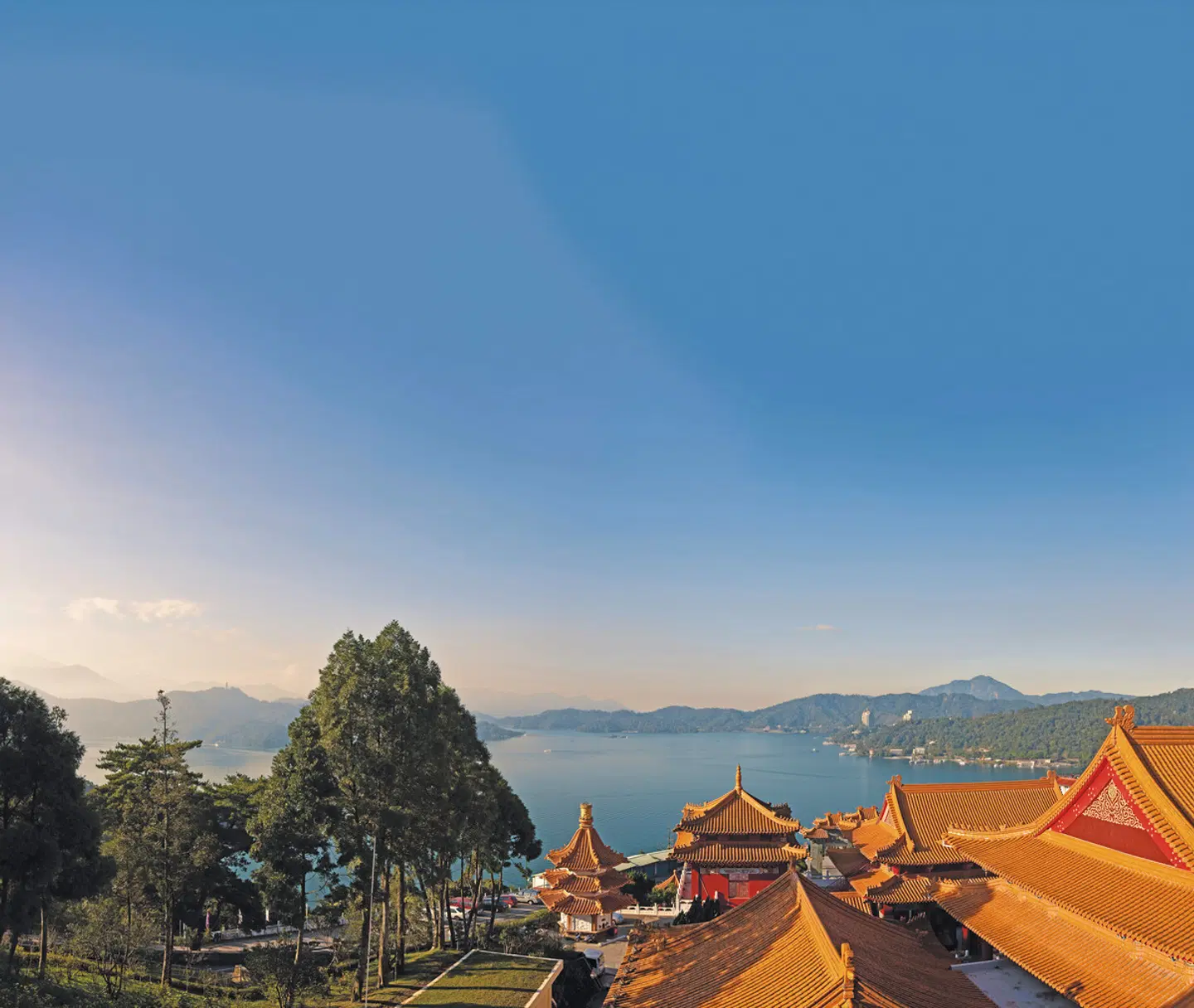 Taiwan Rundreise Terrasse