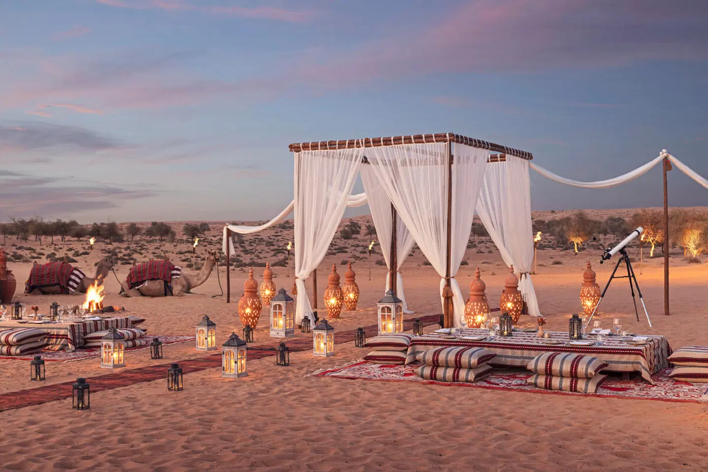Al Maha, A Luxury Collection Desert Resort & Spa Terrasse