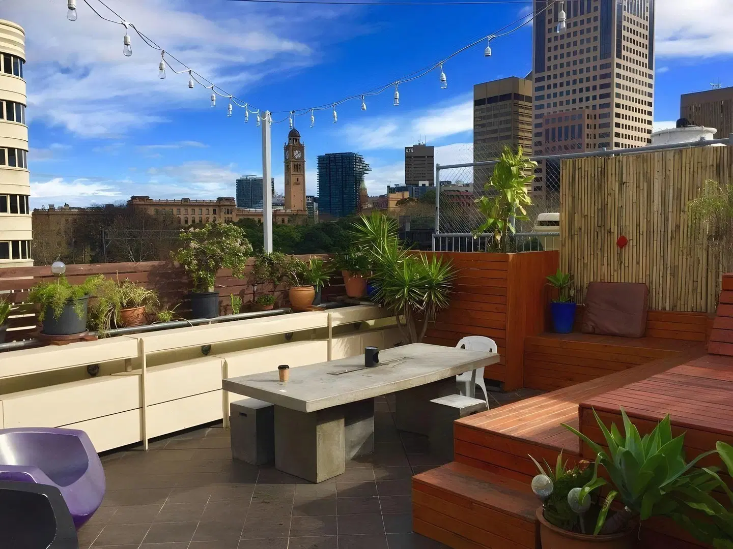 Big Hostel Terrasse