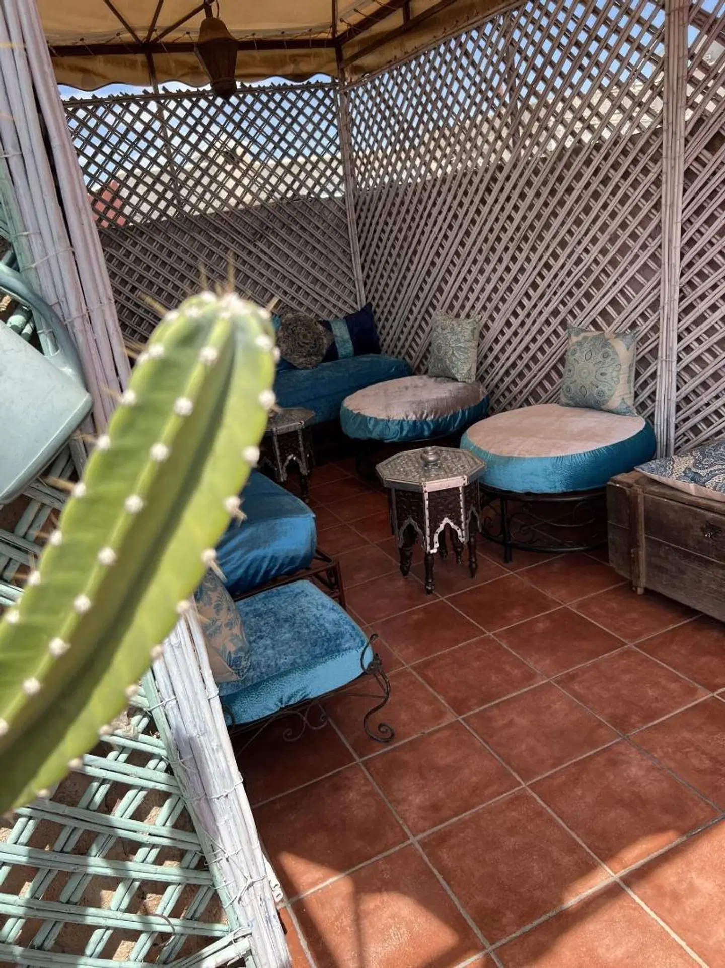 Riad 1001 couleurs Terrasse